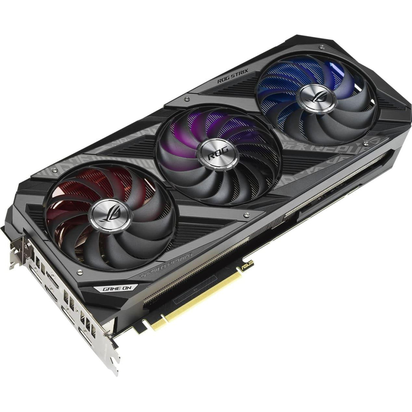 Відеокарта ASUS RTX 3060Ti 8Gb ROG Strix V2 Gaming OC LHR (ROG-STRIX-RTX3060TI-O8G-V2-GAMING) (GDDR6, 256 bit, PCI-E v4.0 x16) Б/в