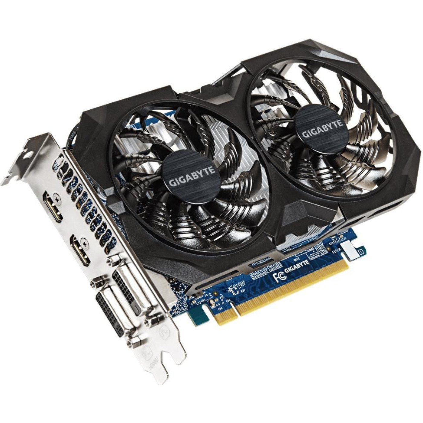 Видеокарта Gigabyte GTX 750Ti 2Gb (GV-N75TOC2-2GI) (GDDR5, 128 bit, PCI-E 3.0 x16) Б/у