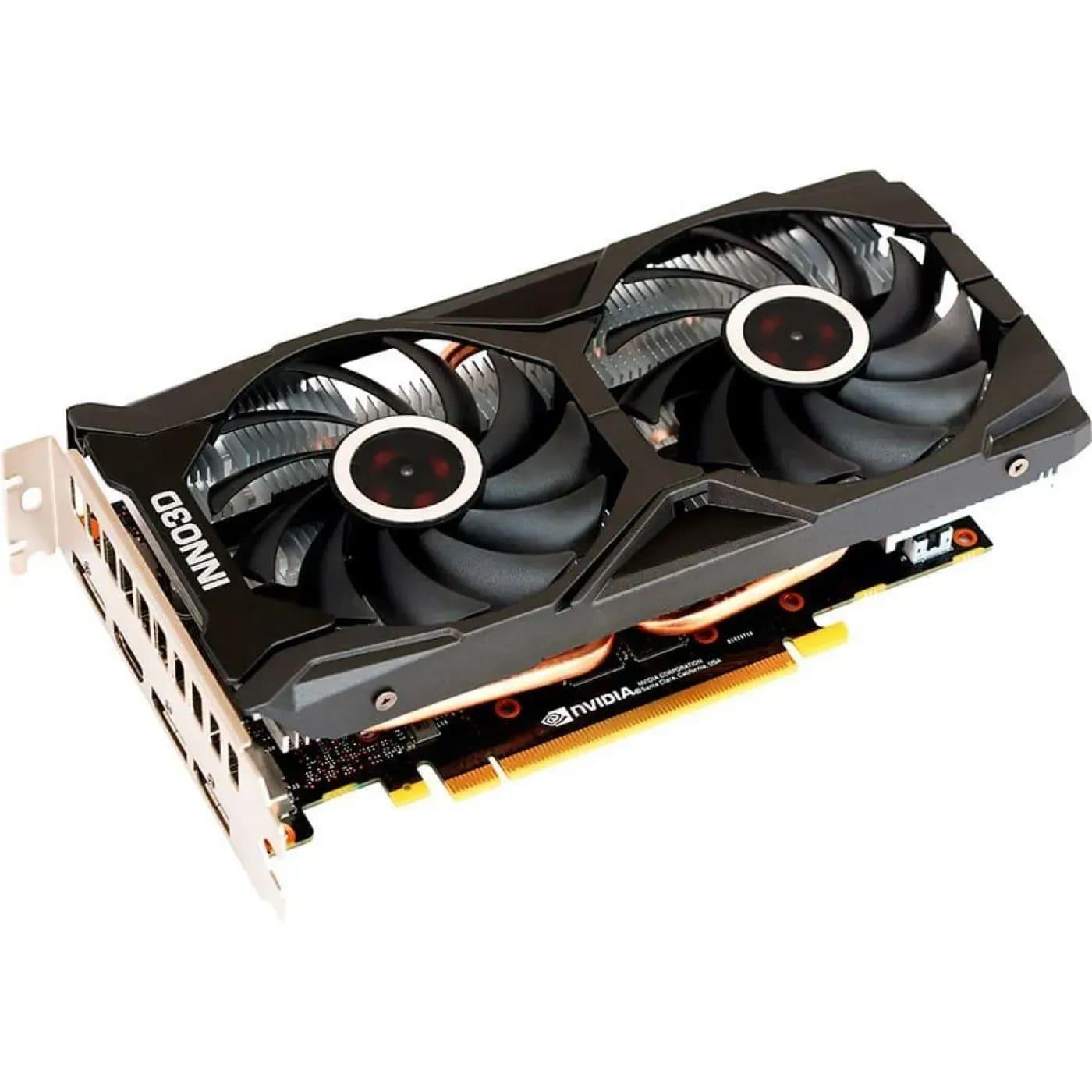 Видеокарта Inno3D GTX 1660 6Gb Super Twin X2 (M166S2-06D6-1713VA15L) (GDDR6, 192 bit, PCI-E 3.0 x16) Б/у