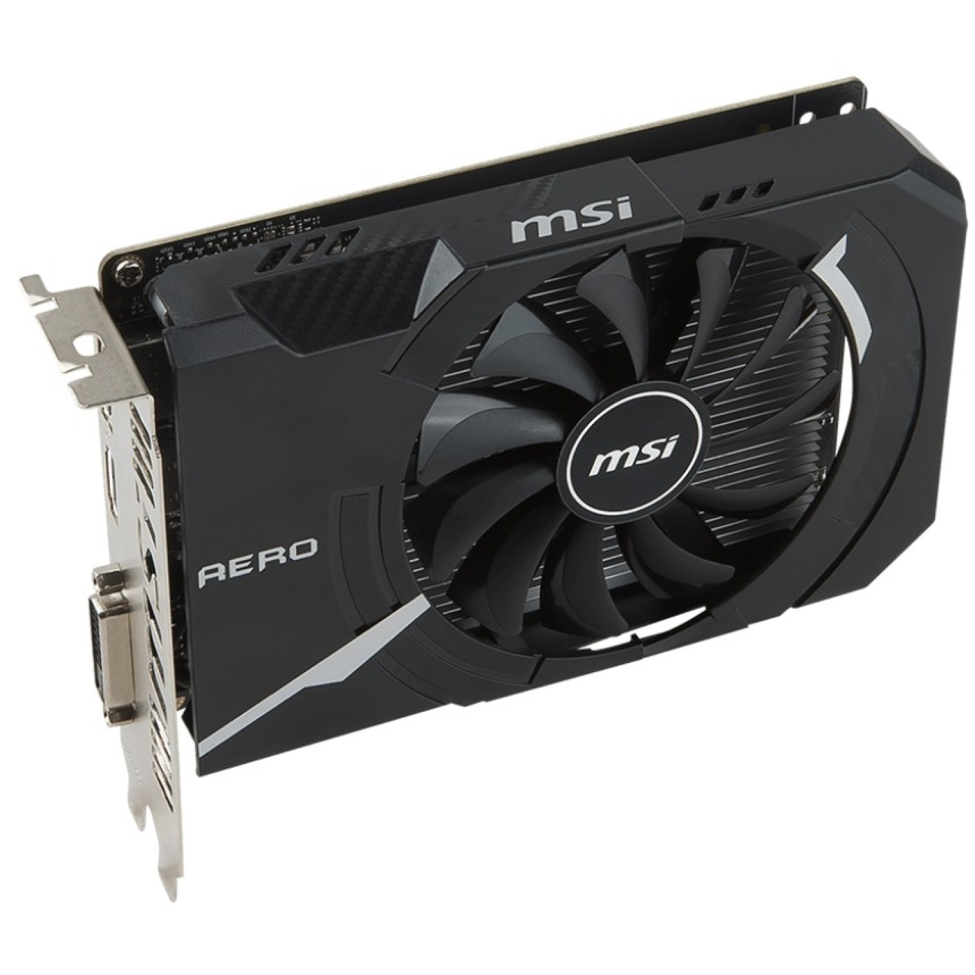 Видеокарта MSI GTX 1050Ti 4Gb Aero ITX OC (GTX 1050 TI AERO ITX 4G OC) (GDDR5, 128 bit, PCI-E 3.0 x16) Б/у