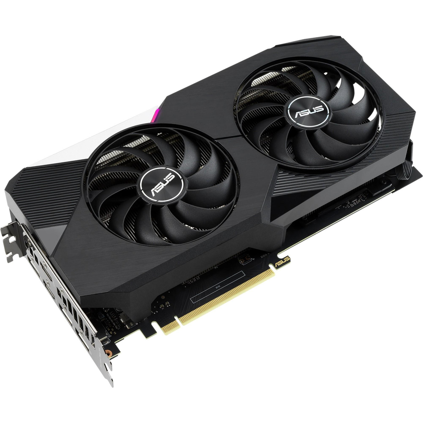 Видеокарта ASUS RTX 3060Ti 8Gb Dual (DUAL-RTX3060TI-8G) (GDDR6, 256 bit, PCI-E v4.0 x16) Б/у