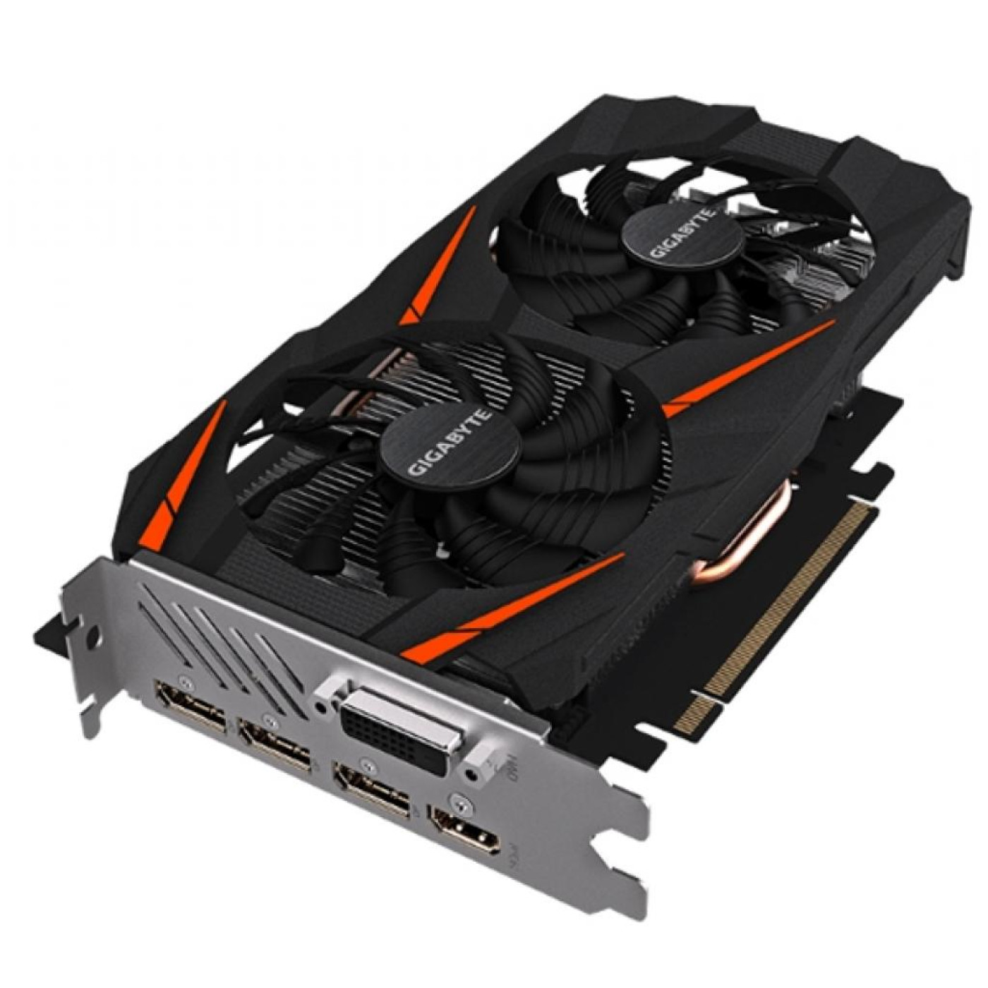 Видеокарта Gigabyte GTX 1060 6Gb Windforce OC (GV-N1060WF2OC-6GD) (GDDR5, 192 bit, PCI-E 3.0 x16) Б/у