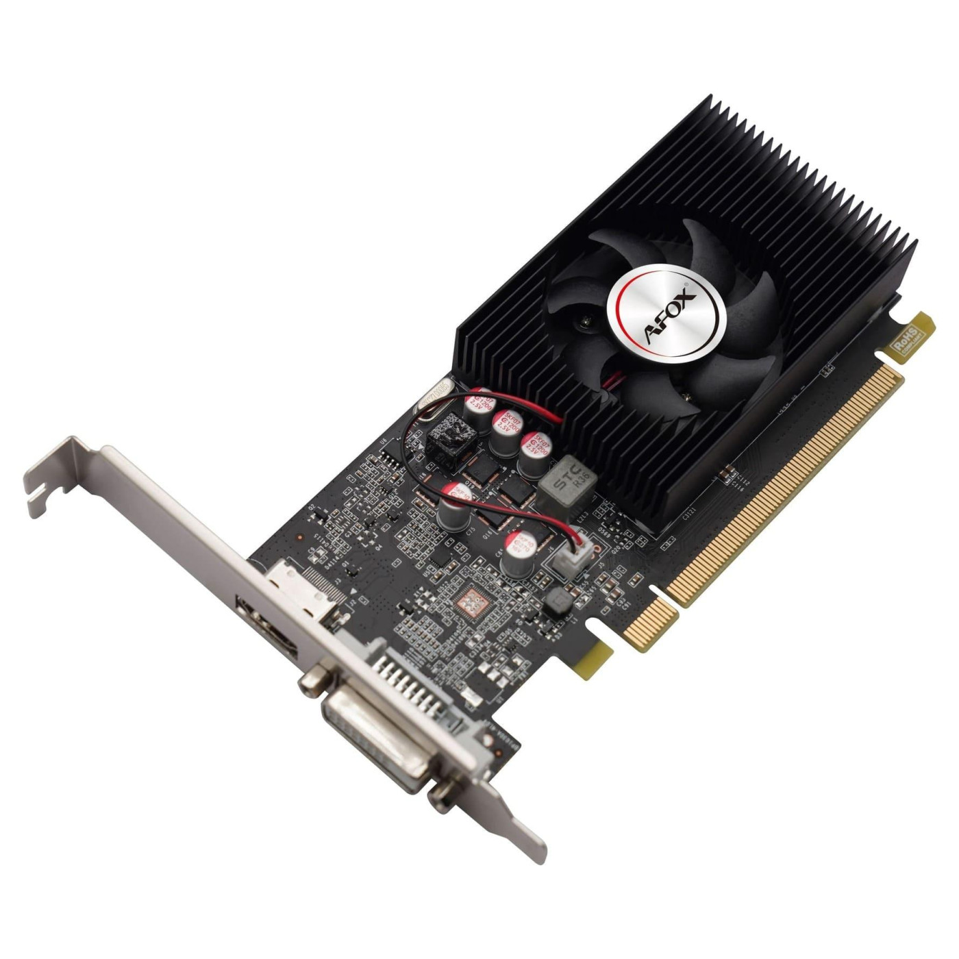 Видеокарта Afox GT 1030 4GB (AF1030-4096D4L2) (GDDR4, 64 bit, PCI-E 3.0 x16)