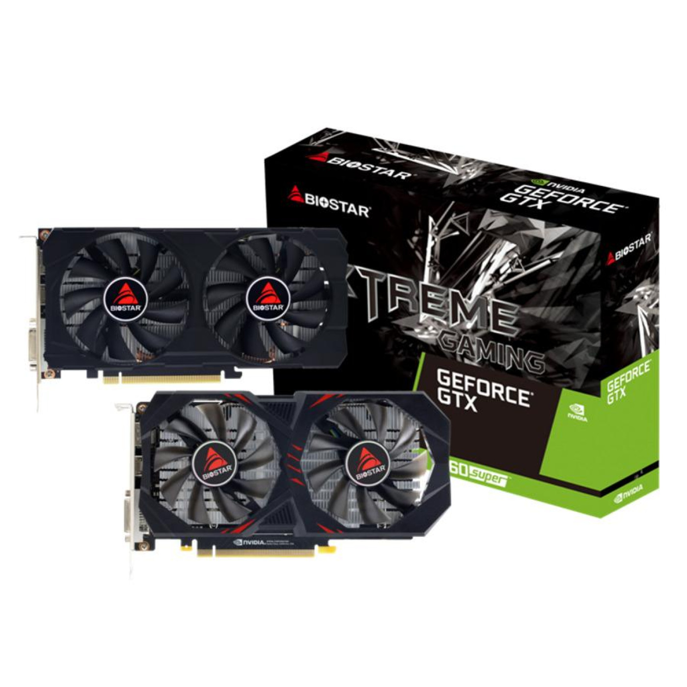 Видеокарта Biostar GTX 1660 6Gb Super (VN1666SF69) (GDDR6, 192 bit, PCI-E 3.0 x16) Б/у