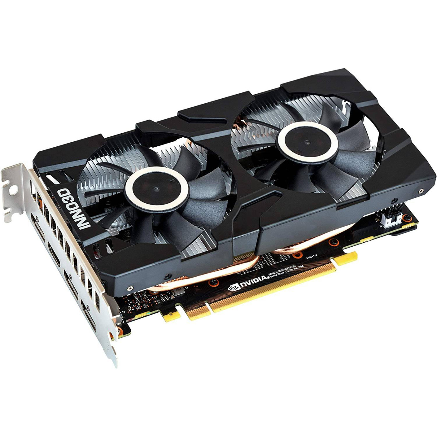 Видеокарта Inno3D GTX 1660 6Gb Super Twin X2 (N166SK-06D6) (GDDR6, 192 bit, PCI-E v3.0) Б/у