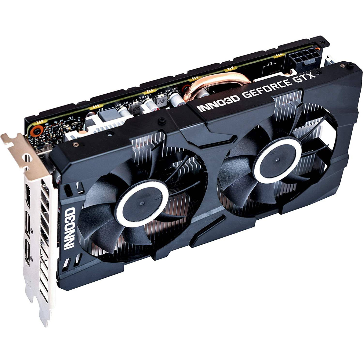 Видеокарта Inno3D GTX 1660 6Gb Super Twin X2 (N166SK-06D6) (GDDR6, 192 bit, PCI-E v3.0) Б/у