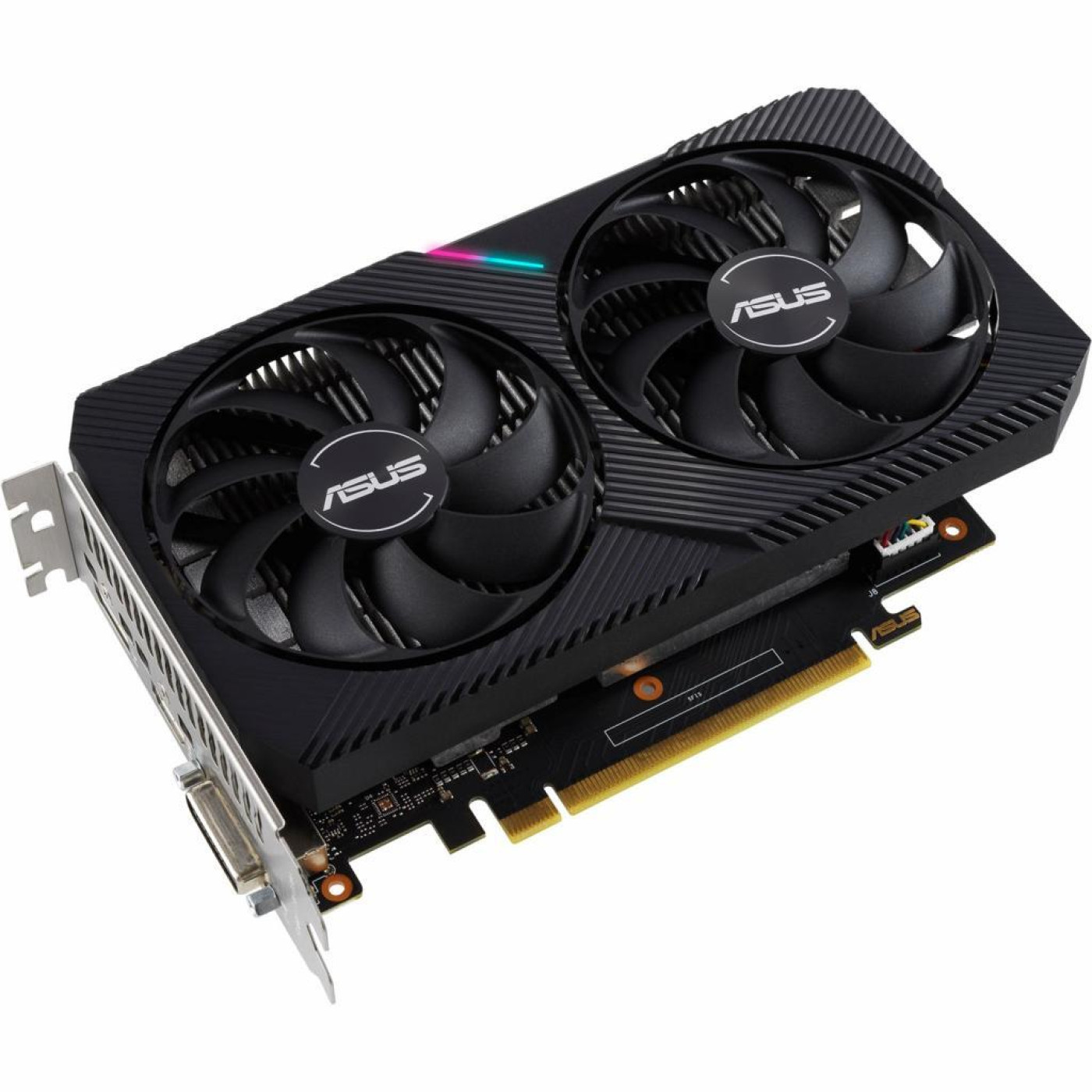 Видеокарта ASUS GTX 1650 4Gb Dual OC Mini (DUAL-GTX1650-O4GD6-MINI) (GDDR5, 128 bit, PCI-E 3.0 x16)