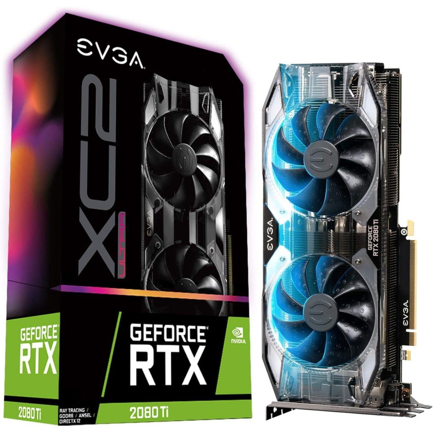 Видеокарта EVGA RTX 2080Ti XC2 Ultra 11GB (11G-P4-2387-KR) (GDDR6, 352 bit, PCI-E 3.0 x16)