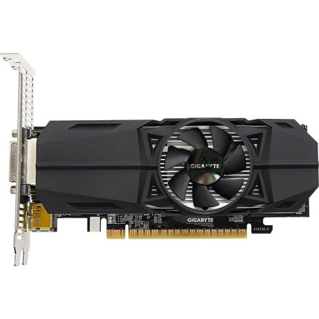 Відеокарта Gigabyte GTX 1050Ti OC Low Profile 4G (GV-N105TOC-4GL) (GDDR5, 128 bit, PCI-E 3.0 x16) Б/в