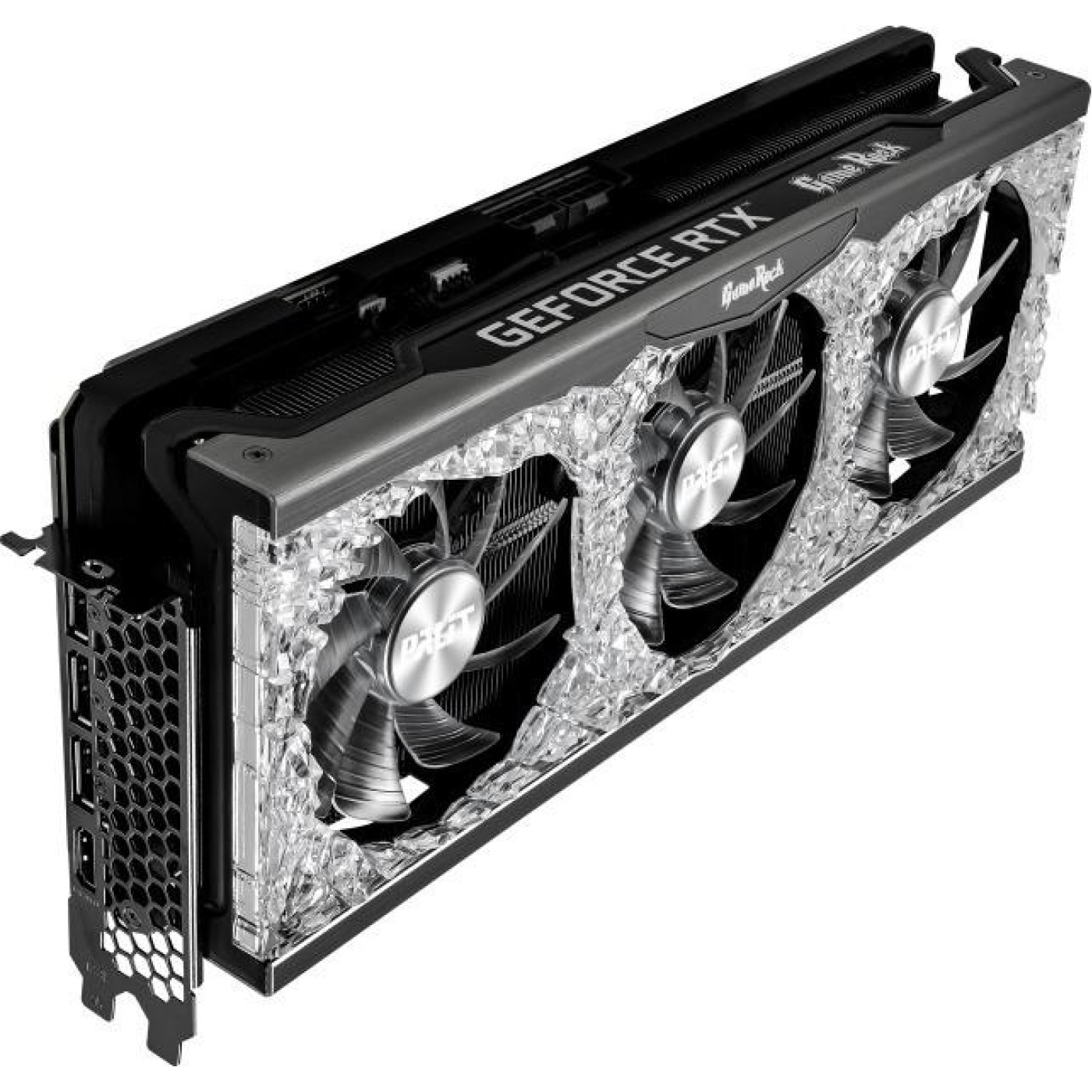Відеокарта Palit RTX 3070Ti 8Gb GameRock (NED307T019P2-1047G) (GDDR6X, 256 bit, PCI-E v4.0) Б/в