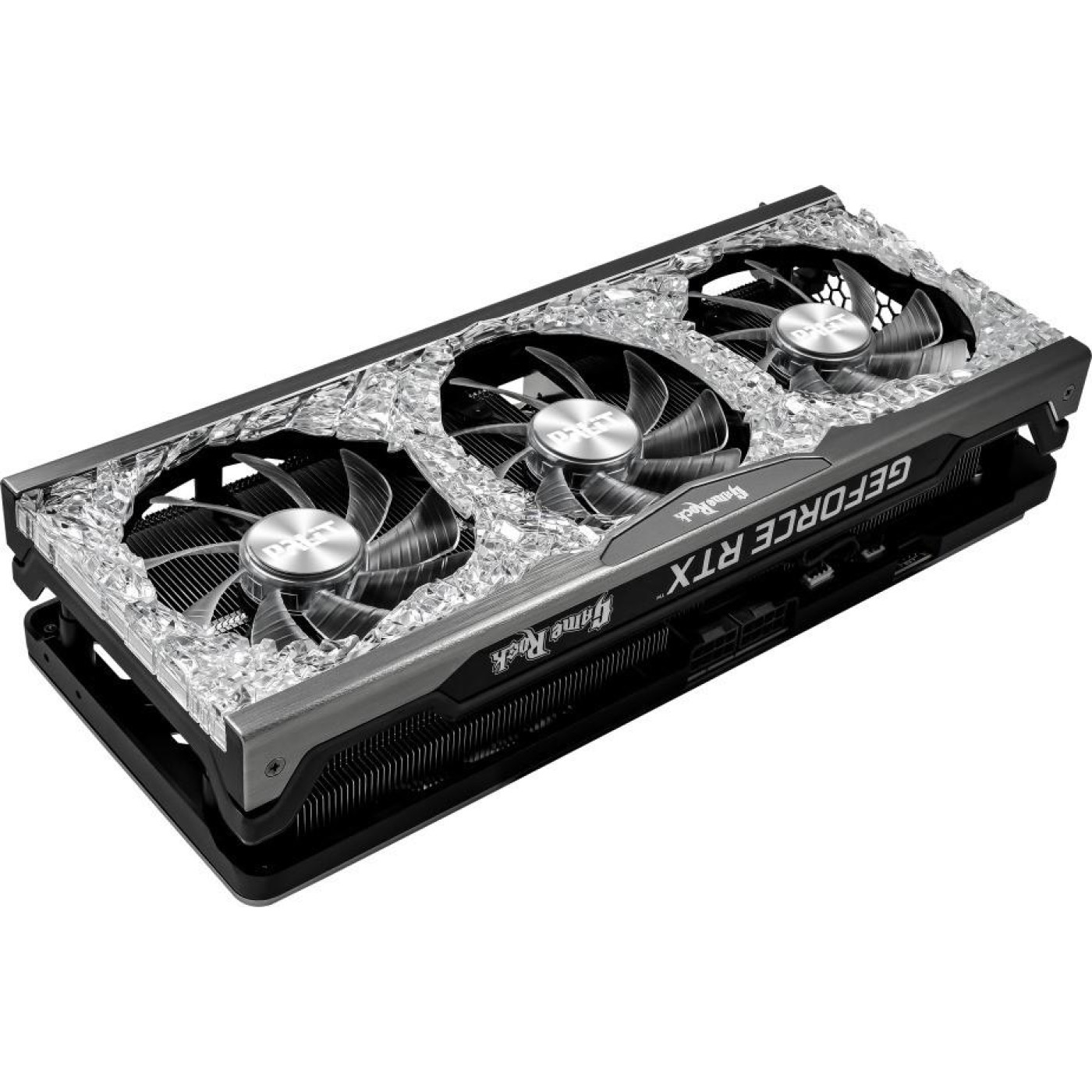 Відеокарта Palit RTX 3070Ti 8Gb GameRock (NED307T019P2-1047G) (GDDR6X, 256 bit, PCI-E v4.0) Б/в