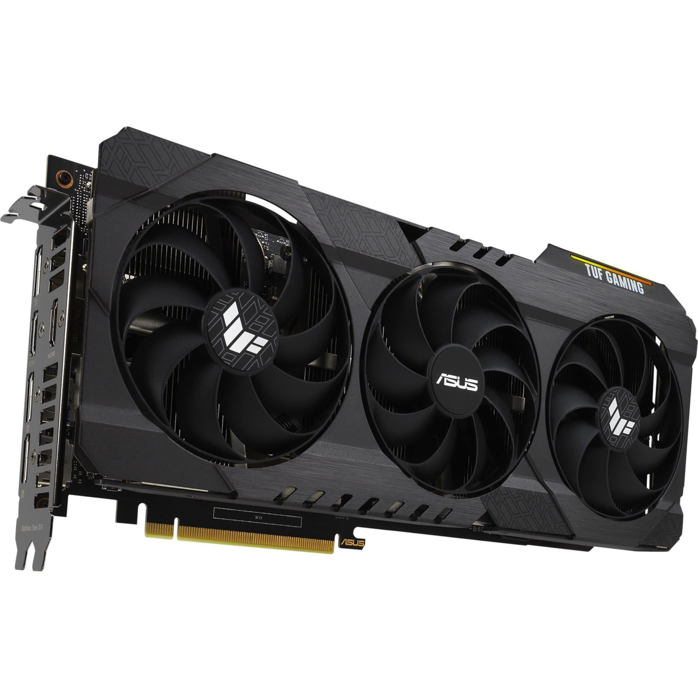 Видеокарта ASUS RTX 3060Ti 8Gb TUF Gaming OC (TUF-RTX3060TI-O8G-GAMING) (GDDR6, 256 bit, PCI-E v4.0 x16) Б/у