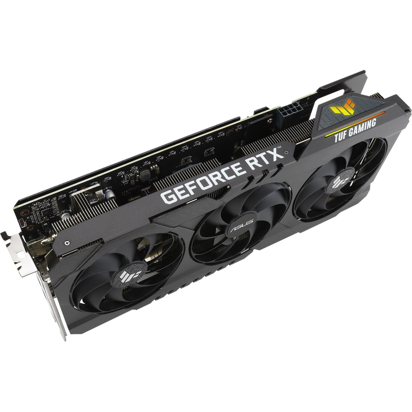 Видеокарта ASUS RTX 3060Ti 8Gb TUF Gaming OC (TUF-RTX3060TI-O8G-GAMING) (GDDR6, 256 bit, PCI-E v4.0 x16) Б/у