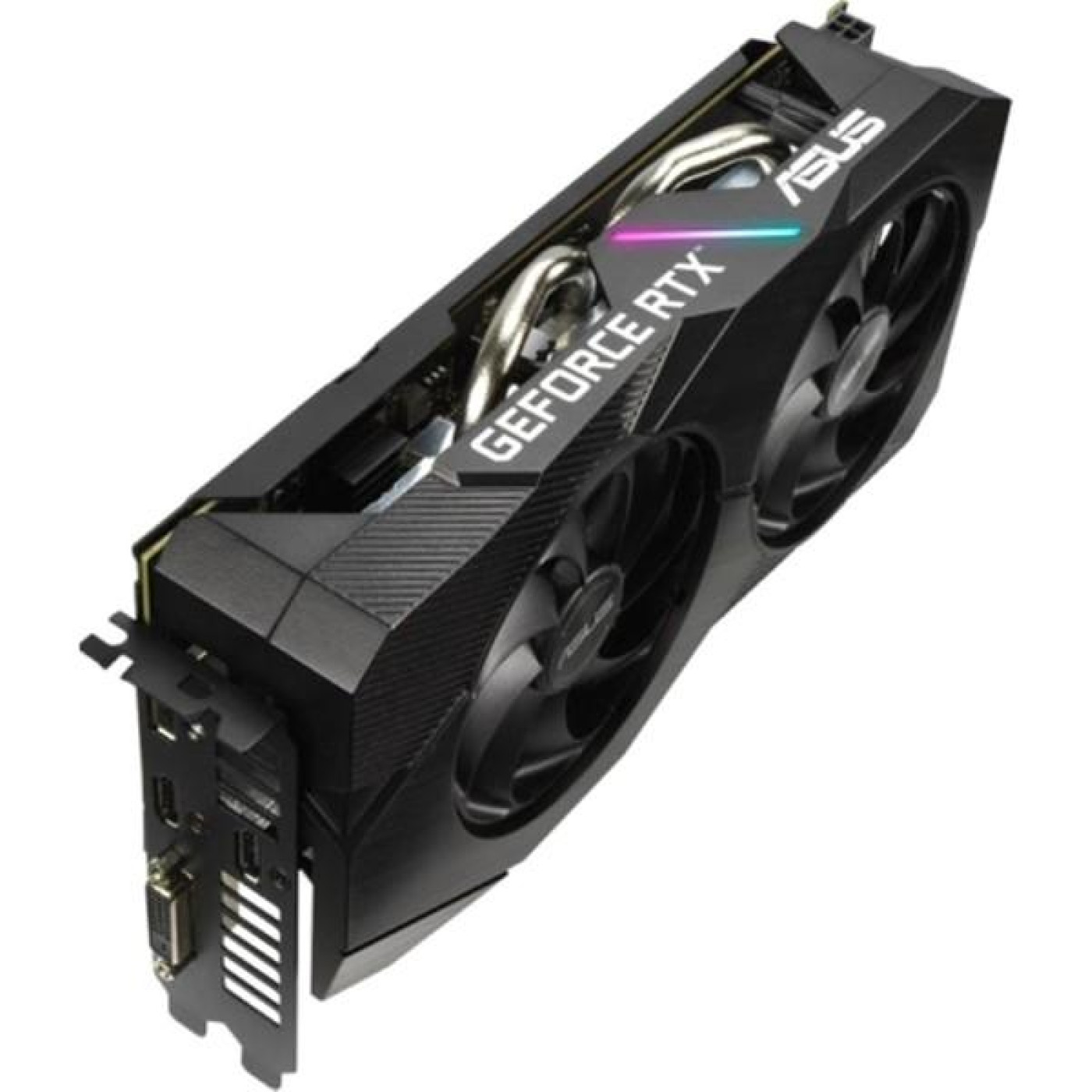 Видеокарта ASUS RTX 2060 6Gb Dual OC (DUAL-RTX2060-O6G) (GDDR6, 192 bit, PCI-E v3.0) Б/у