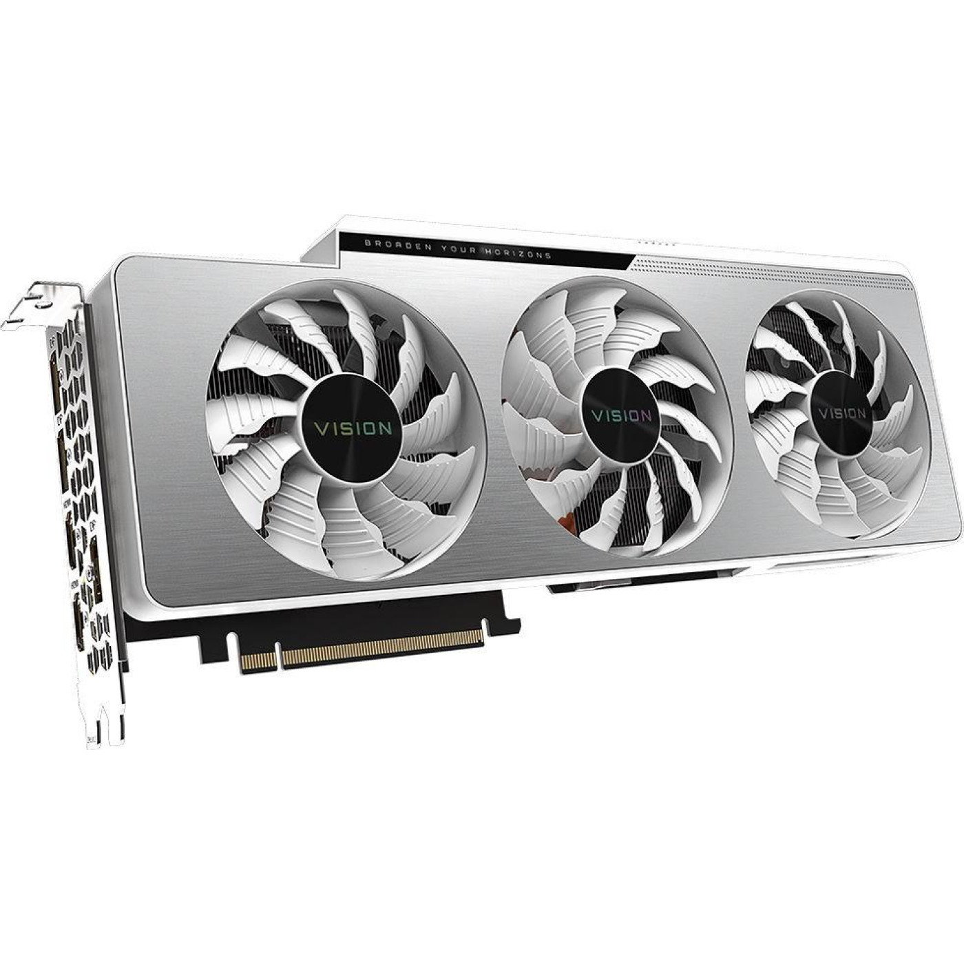 Відеокарта Gigabyte RTX 3080 10Gb Vision OC (GV-N3080VISION OC-10GD) (GDDR6X, 320 bit, PCI-E v4.0 x16) Б/в