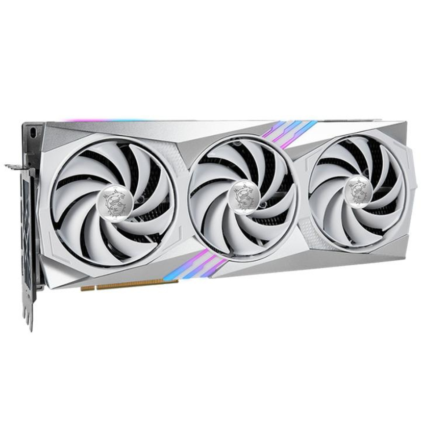 Видеокарта MSI RTX 4070 TI 12GB GAMING X SLIM WHITE (RTX 4070 TI GAMING X SLIM WHITE 12G) (GDDR6X, 192 bit, PCI-E 4.0 x16) U1