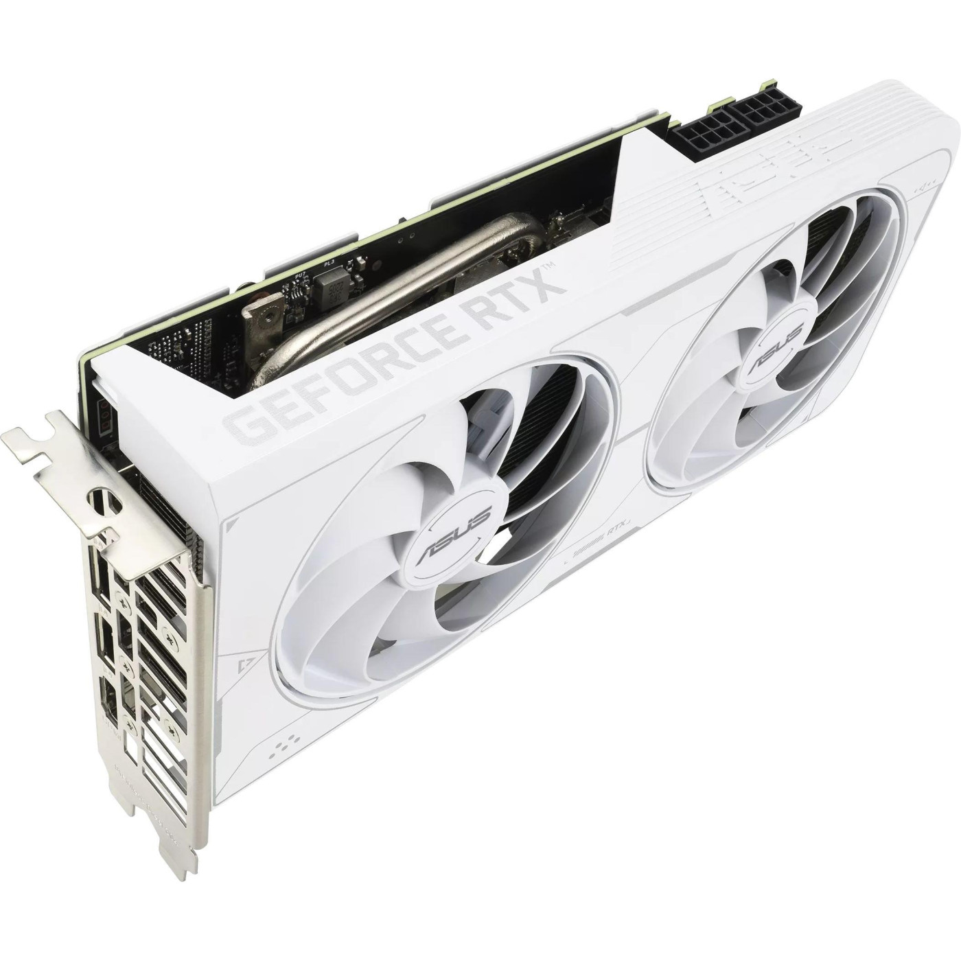 Видеокарта ASUS RTX 3060Ti 8Gb Dual OC WHITE GDDR6Х (DUAL-RTX3060TI-O8GD6X-WHITE) (GDDR6X, 256 bit, PCI-E v4.0 x16) Б/у