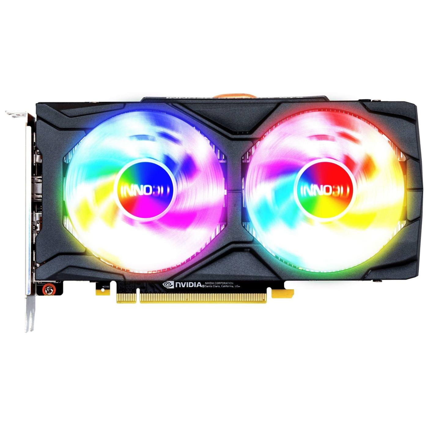 Видеокарта Inno3D GTX 1660 6Gb Super Twin X2 OC RGB (N166S2-06D6X-1712VA15LB) (GDDR6, 192 bit, PCI-E v3.0) Б/у