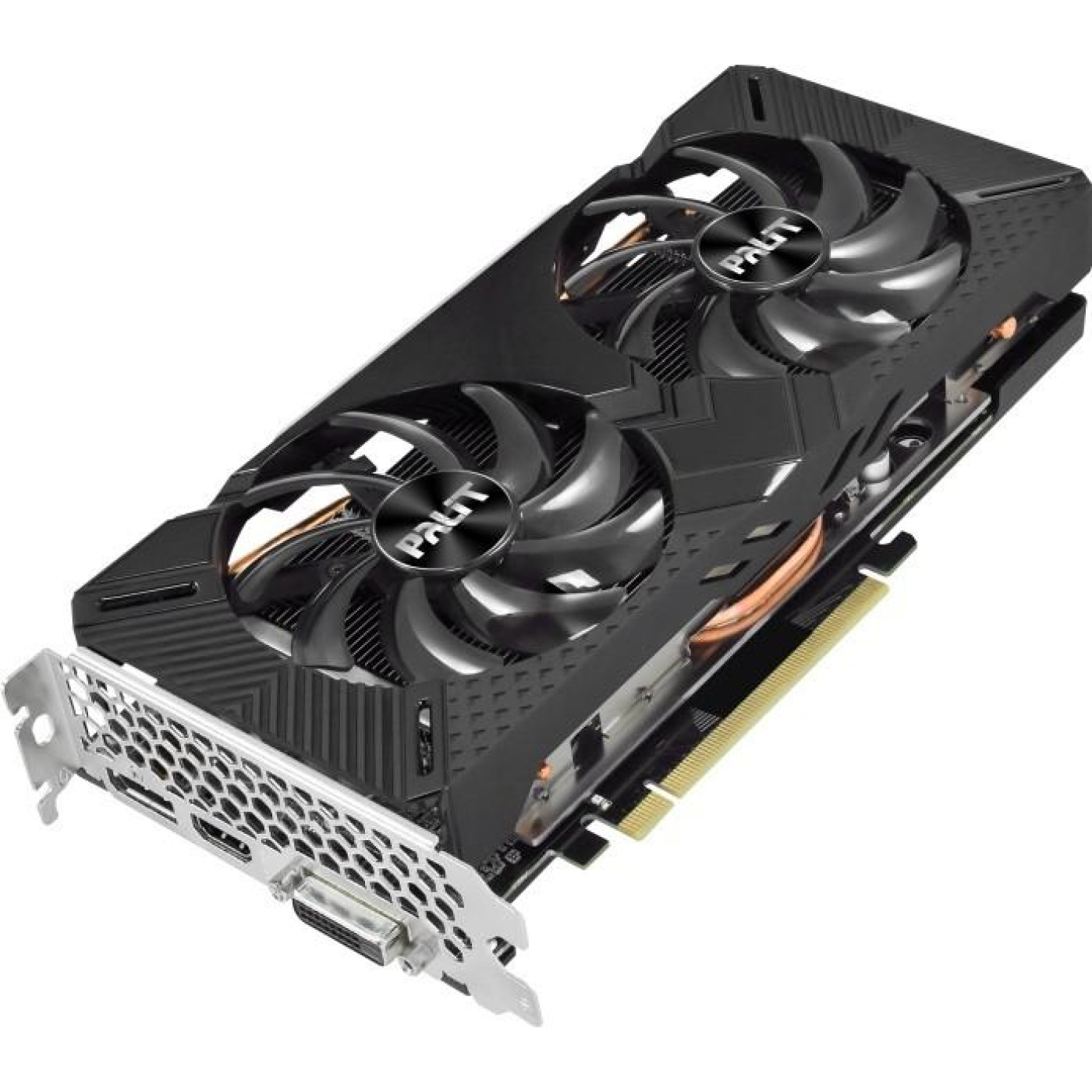 Видеокарта Palit GTX 1660 6Gb Super GamingPro OC (NE6166SS18J9-1160A) (GDDR6, 192 bit, PCI-E 3.0 x16) Б/у