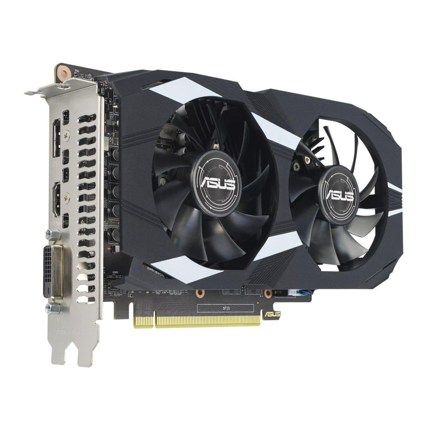 Відеокарта ASUS GTX 1650 4Gb DUAL OC D6 P EVO (DUAL-GTX1650-O4GD6-P-EVO) (GDDR6, 128 bit, PCI-E 3.0 x16) Б/в