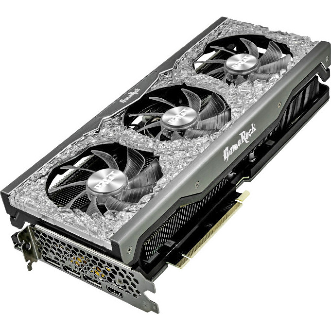 Відеокарта Palit RTX 3080 10Gb GameRock OC (NED3080H19IA-1020G) (GDDR6X, 320 bit, PCI-E v4.0 x16) Б/в