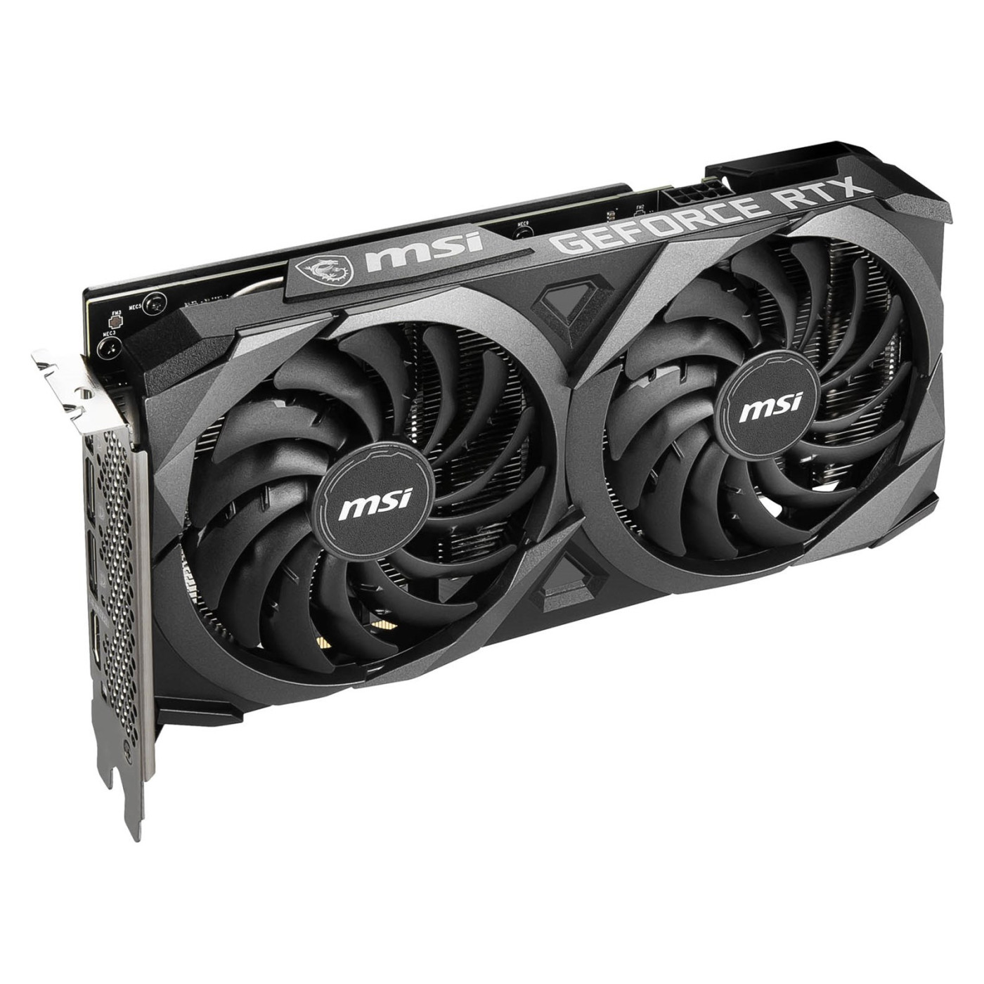 Відеокарта MSI RTX 3060 Ti 8GB Ventus 2X OC LHR (RTX 3060 Ti VENTUS 2X 8G OCV1 LHR) (GDDR6, 256 bit, PCI-E v4.0 x16) FR