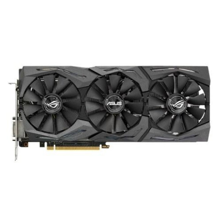 Видеокарта ASUS GTX 1070 8Gb ROG Strix (STRIX-GTX1070-8G-GAMING) (GDDR5, 256 bit, PCI-E v3.0) Б/у