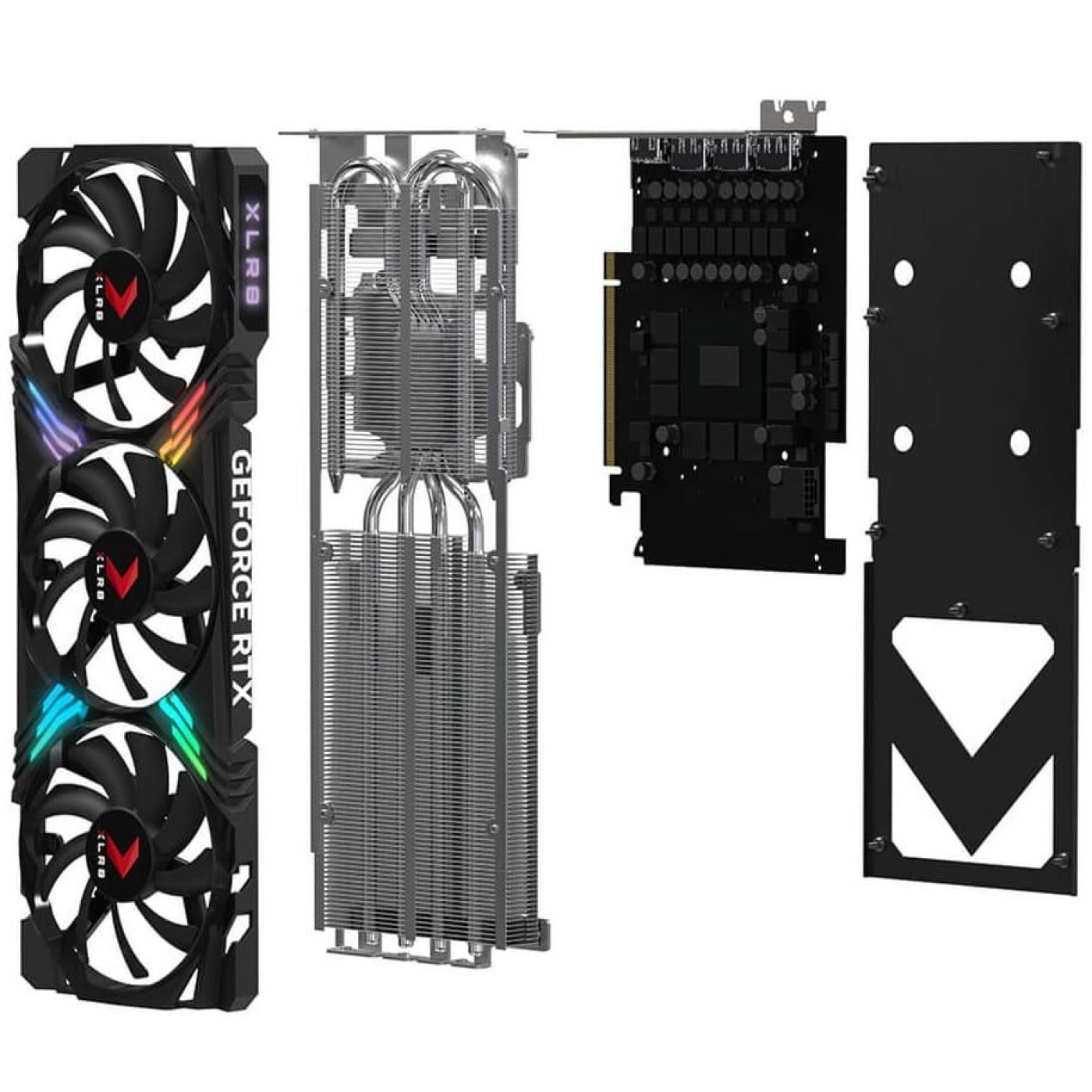 Видеокарта PNY RTX 4070 SUPER 12GB XLR8 Gaming VERTO EPIC-X RGB OC (VCG4070S12TFXXPB1-O) (GDDR6X, 192 bit, PCI-E v4.0)