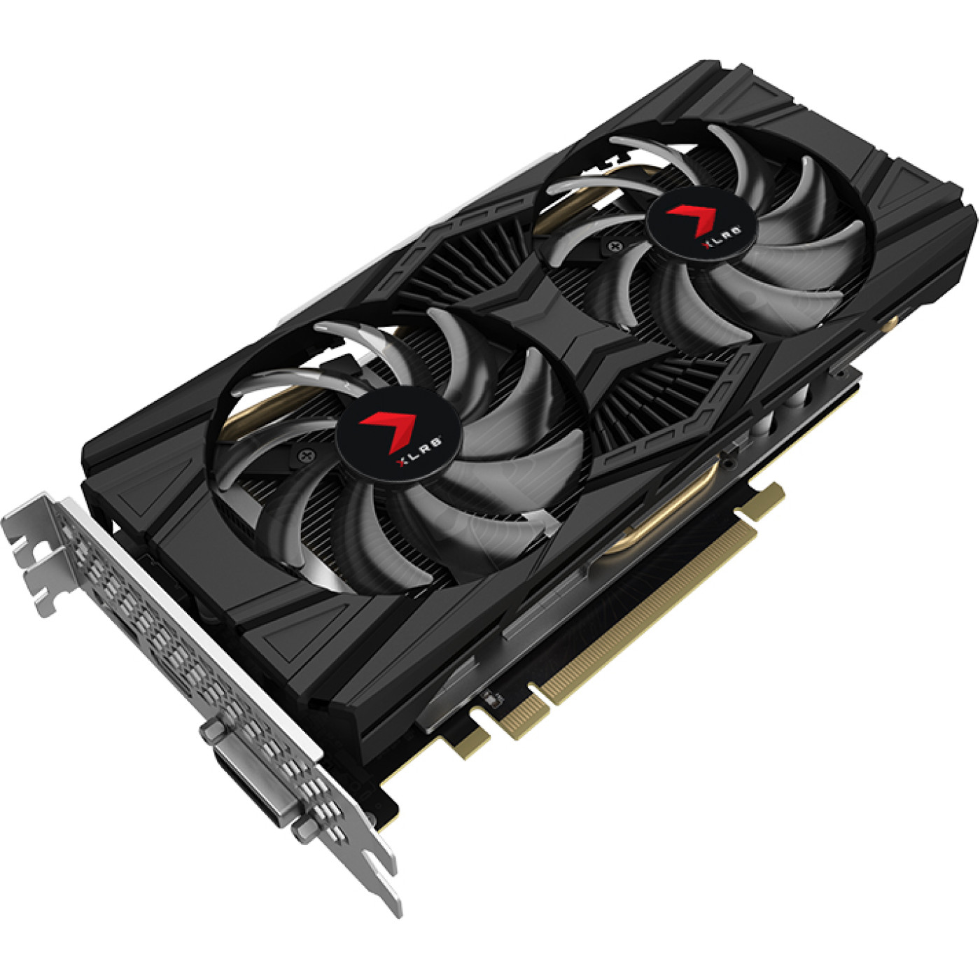 Видеокарта PNY GTX 1660Ti XLR8 Gaming DF (VCG1660T6DFPPB) (GDDR6, 192 bit, PCI-E v3.0) Б/у
