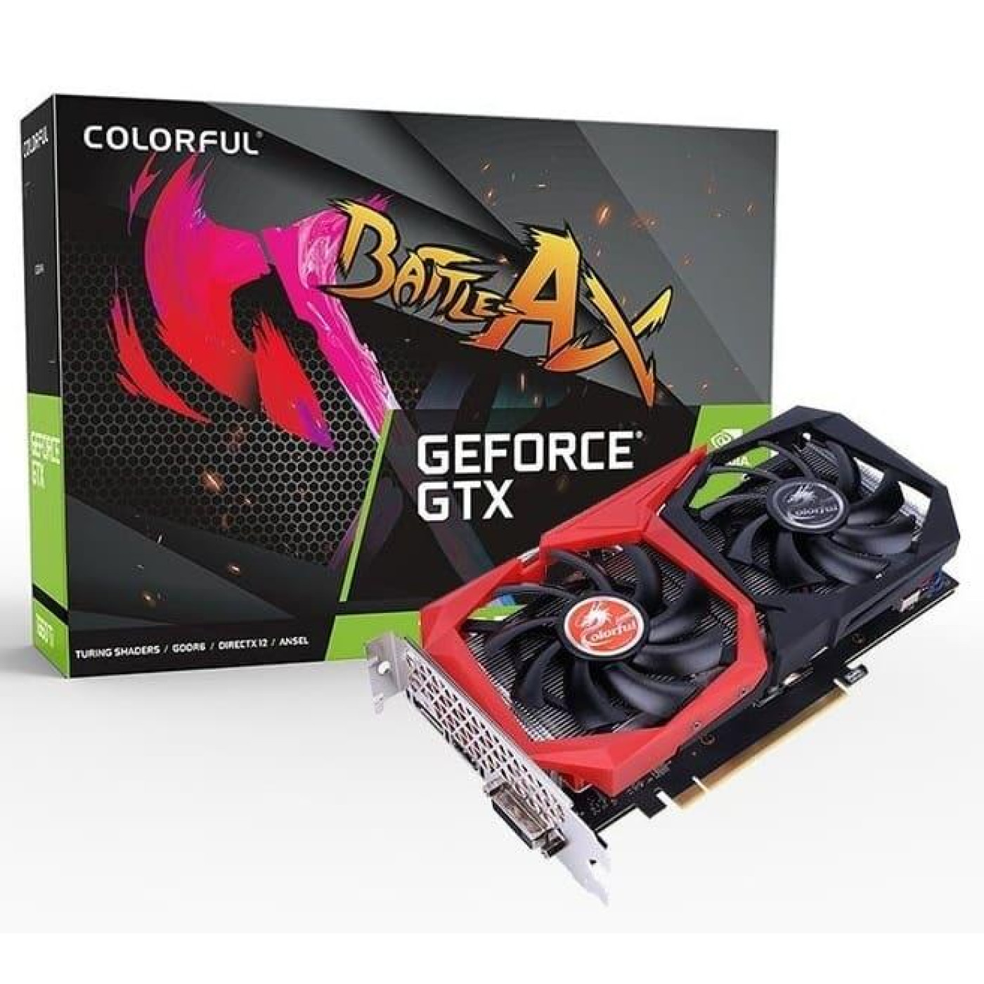 Відеокарта Colorful GTX 1660Ti NB 6GB (GeForce GTX 1660 Ti NB 6G-V) (GDDR6, 192 bit, PCI-E 3.0 x16) Б/в