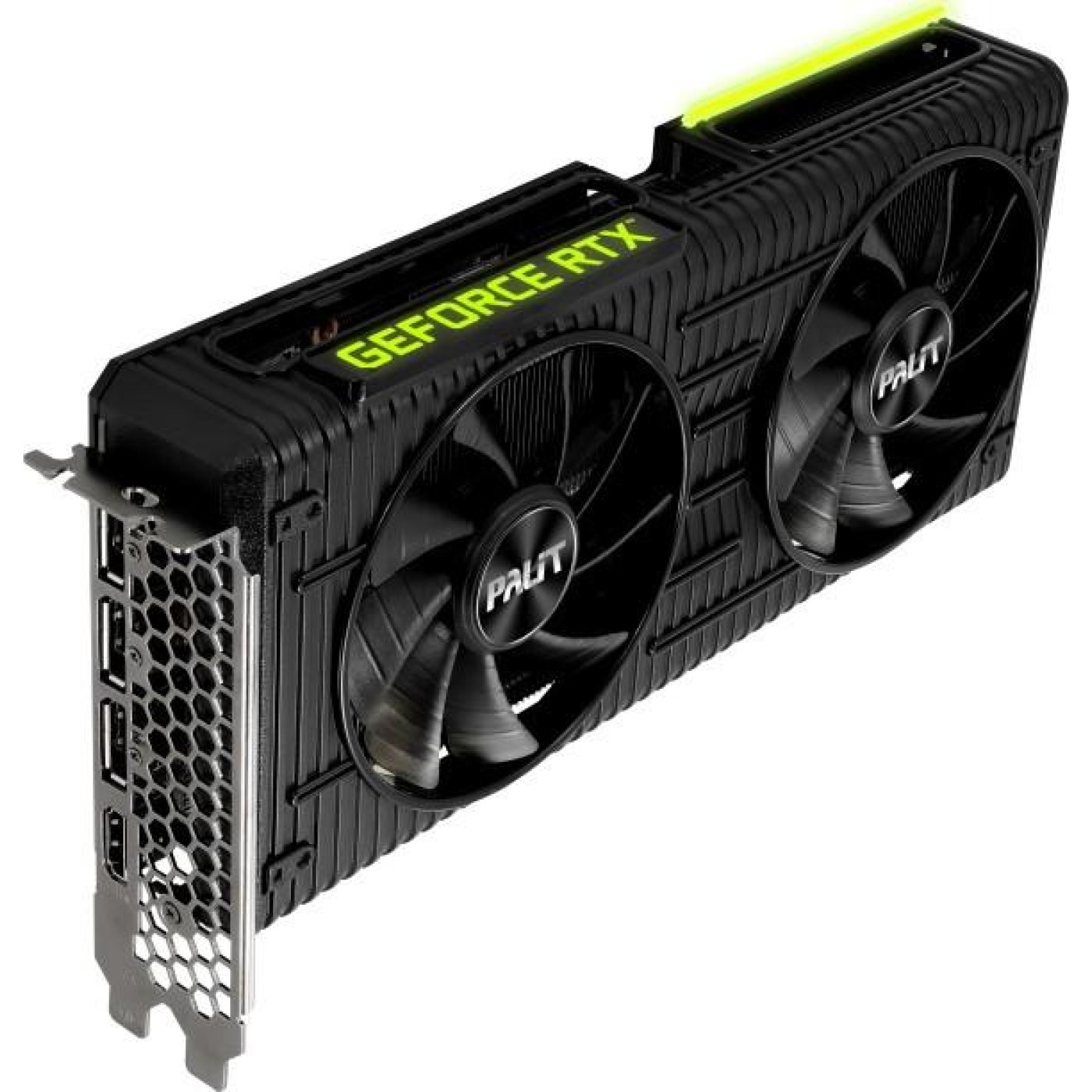 Видеокарта Palit RTX 3060Ti 8Gb Dual OC (NE6306TS19P2-190AD) (GDDR6, 256 bit, PCI-E v4.0 x16) Б/у