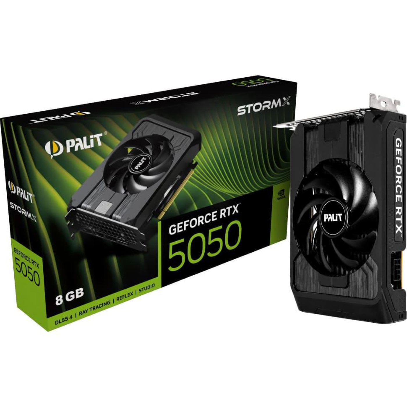 Відеокарта Palit RTX 5050 8GB StormX (NE65050019P1-GB2070F) (GDDR6, 128 bit, PCI-E v5.0 x8)