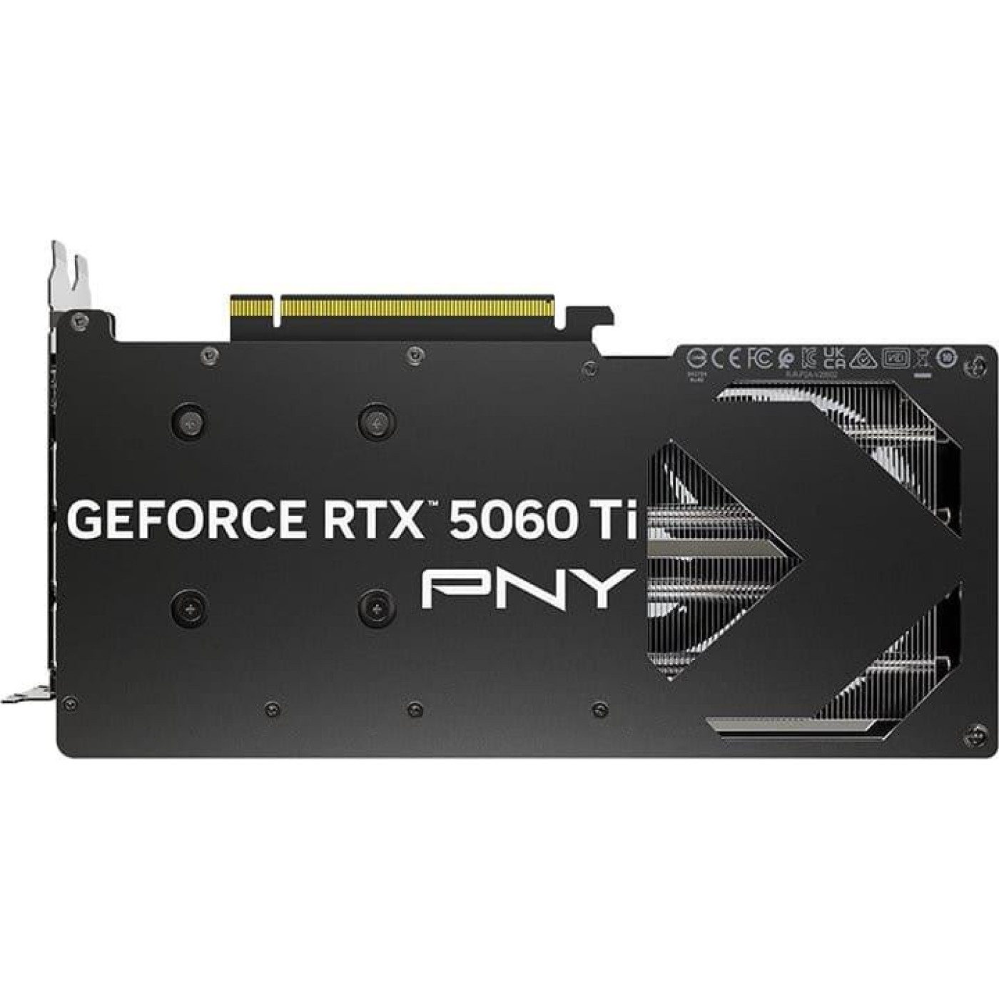Відеокарта PNY RTX 5060 Ti 16GB Overclocked Dual Fan (VCG5060T16DFXPB1-O) (GDDR7, 128 bit, PCI-E v5.0 x8)