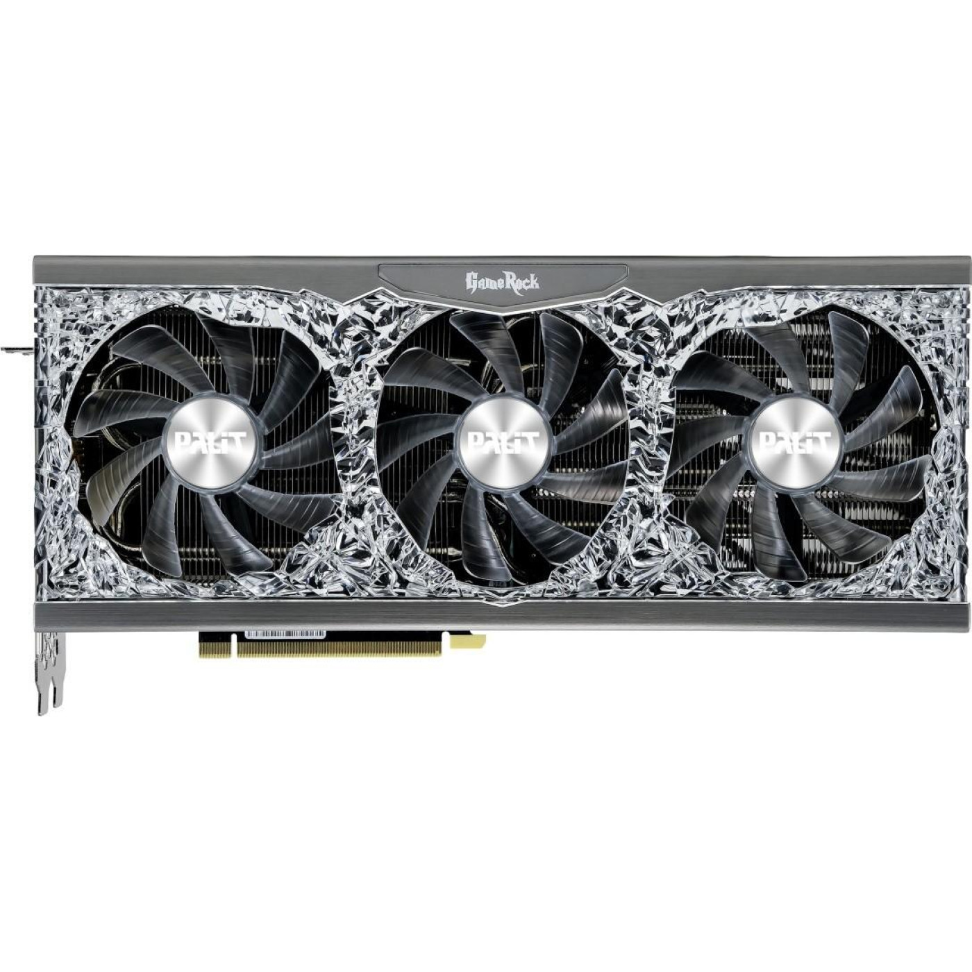 Видеокарта Palit RTX 3070 8Gb GameRock OC (NE63070H19P2-1040G) (GDDR6, 256 bit, PCI-E v4.0 x16) Б/у,U1