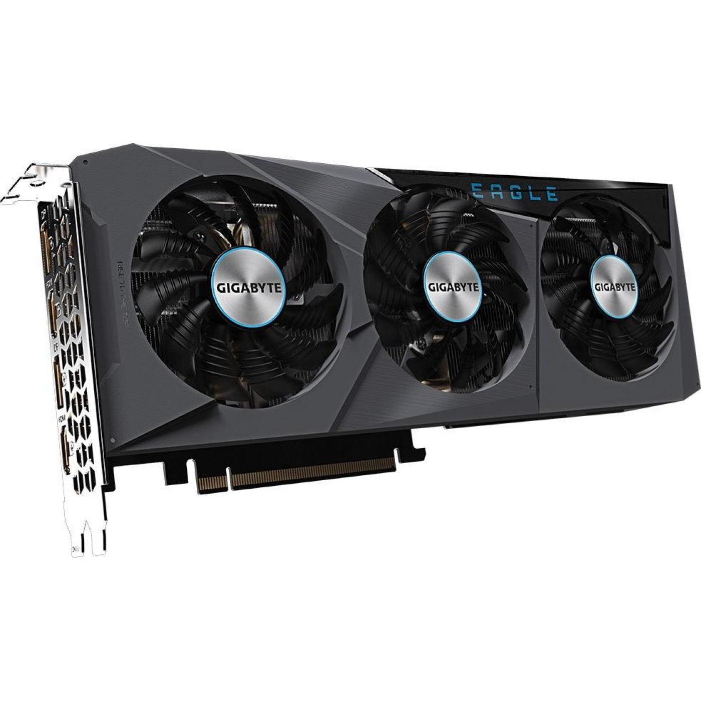 Видеокарта Gigabyte RTX 3060Ti 8G EAGLE OC D6X (GV-N306TXEAGLE OC-8GD) (GDDR6X, 256 bit, PCI-E v4.0 x16) Б/у