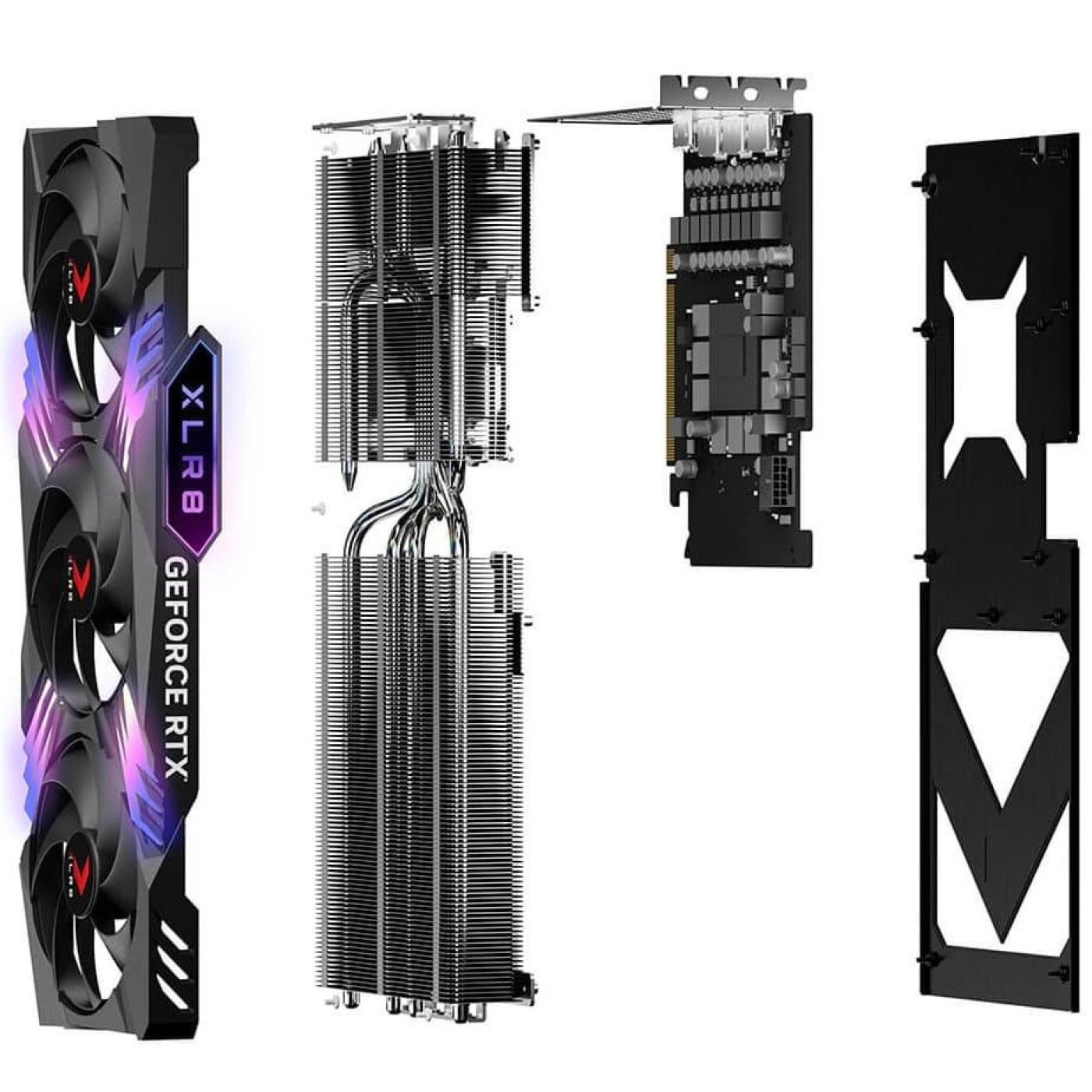 Видеокарта PNY RTX 4070 TI SUPER 16GB XLR8 Gaming VERTO EPIC-X RGB OC Triple Fan (VCG4070TS16TFXXPB1-O) (GDDR6X, 256 bit, PCI-E v4.0)