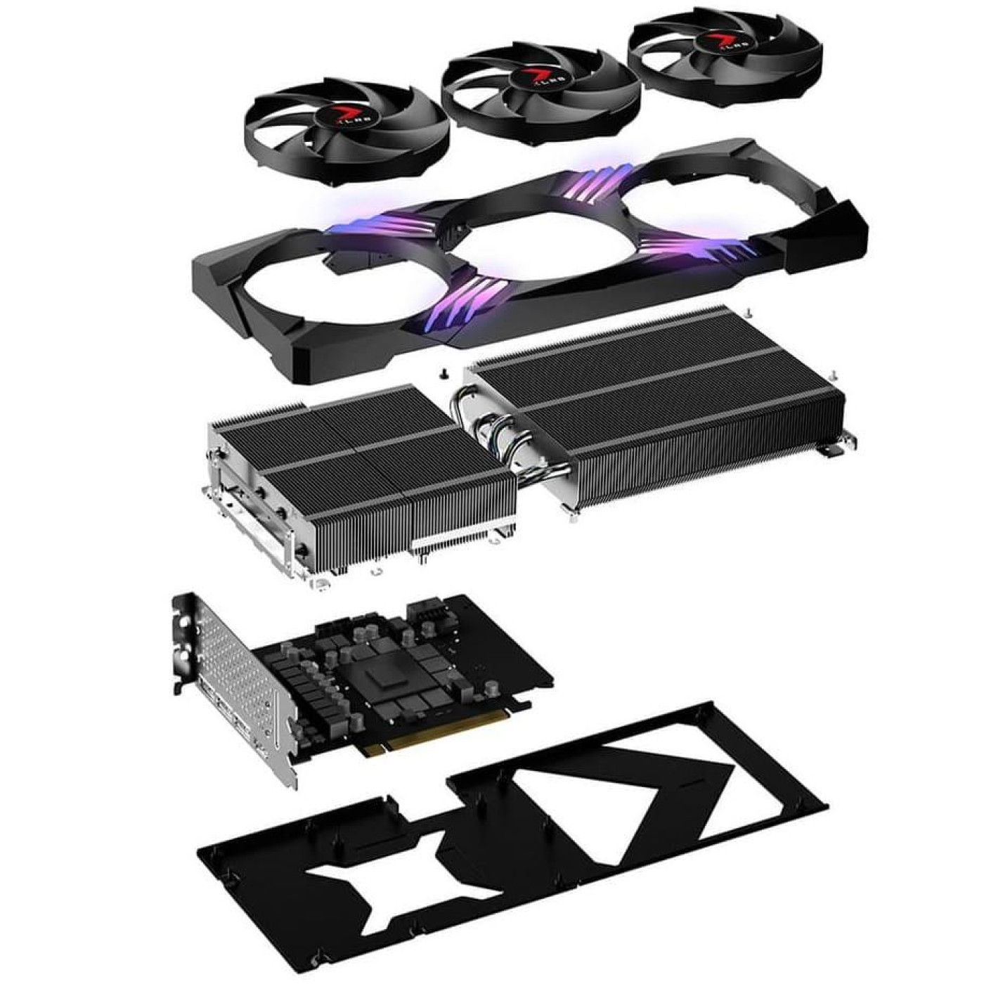 Видеокарта PNY RTX 4070 TI SUPER 16GB XLR8 Gaming VERTO EPIC-X RGB OC Triple Fan (VCG4070TS16TFXXPB1-O) (GDDR6X, 256 bit, PCI-E v4.0)