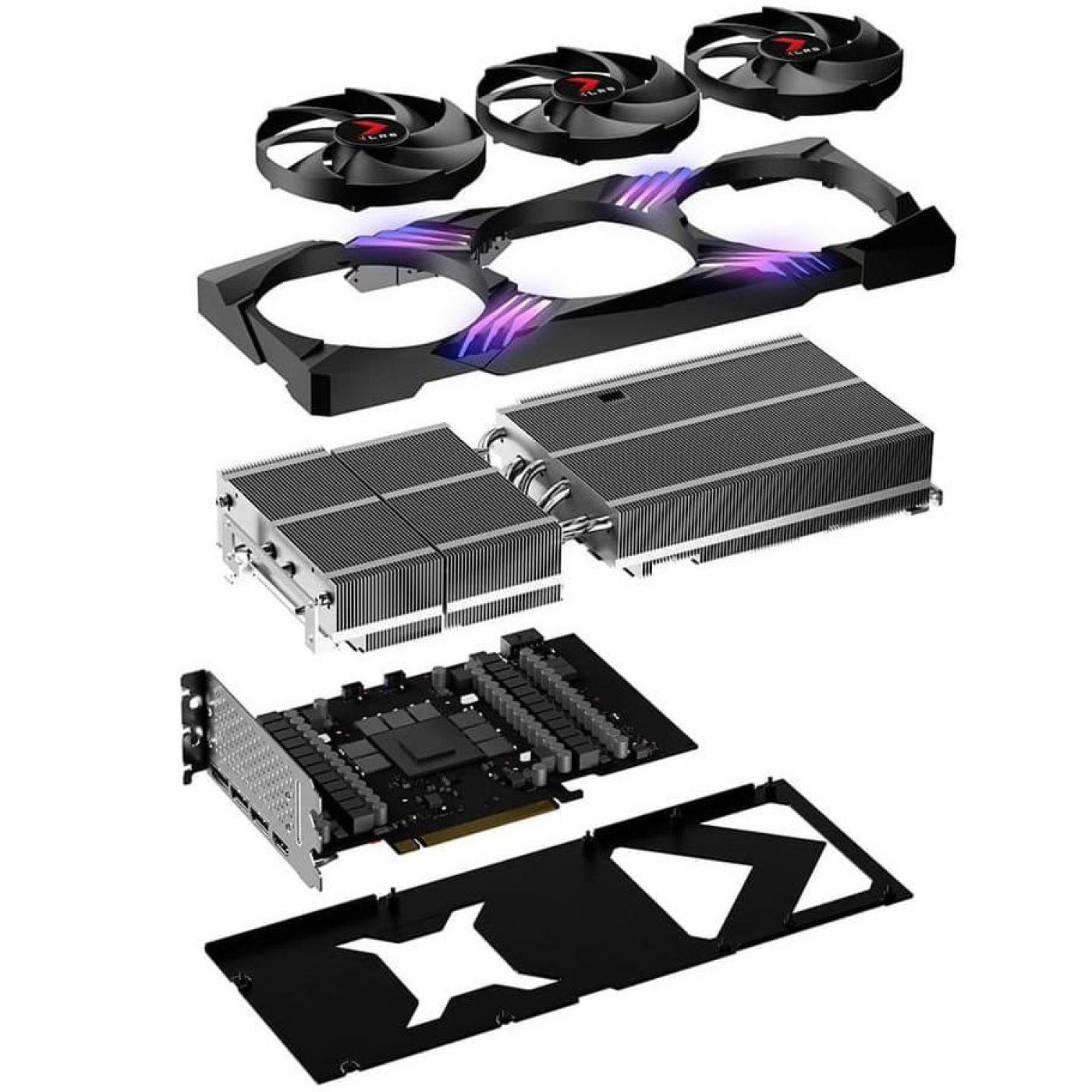Видеокарта PNY RTX 4080 SUPER 16GB XLR8 Gaming VERTO EPIC-X RGB OC Triple Fan (VCG4080S16TFXXPB1-O) (GDDR6X, 256 bit, PCI-E 4.0 x16)