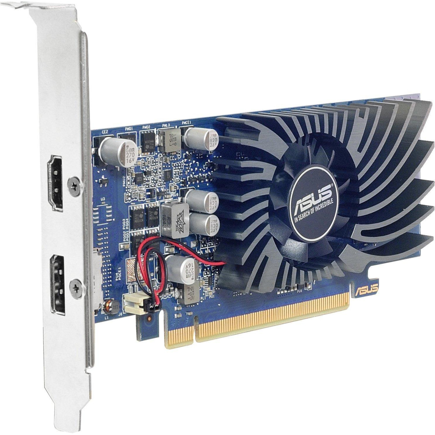 Видеокарта ASUS GT 1030 2Gb (GT1030-2G-BRK) (GDDR5, 64 bit, PCI-E 3.0 x16)