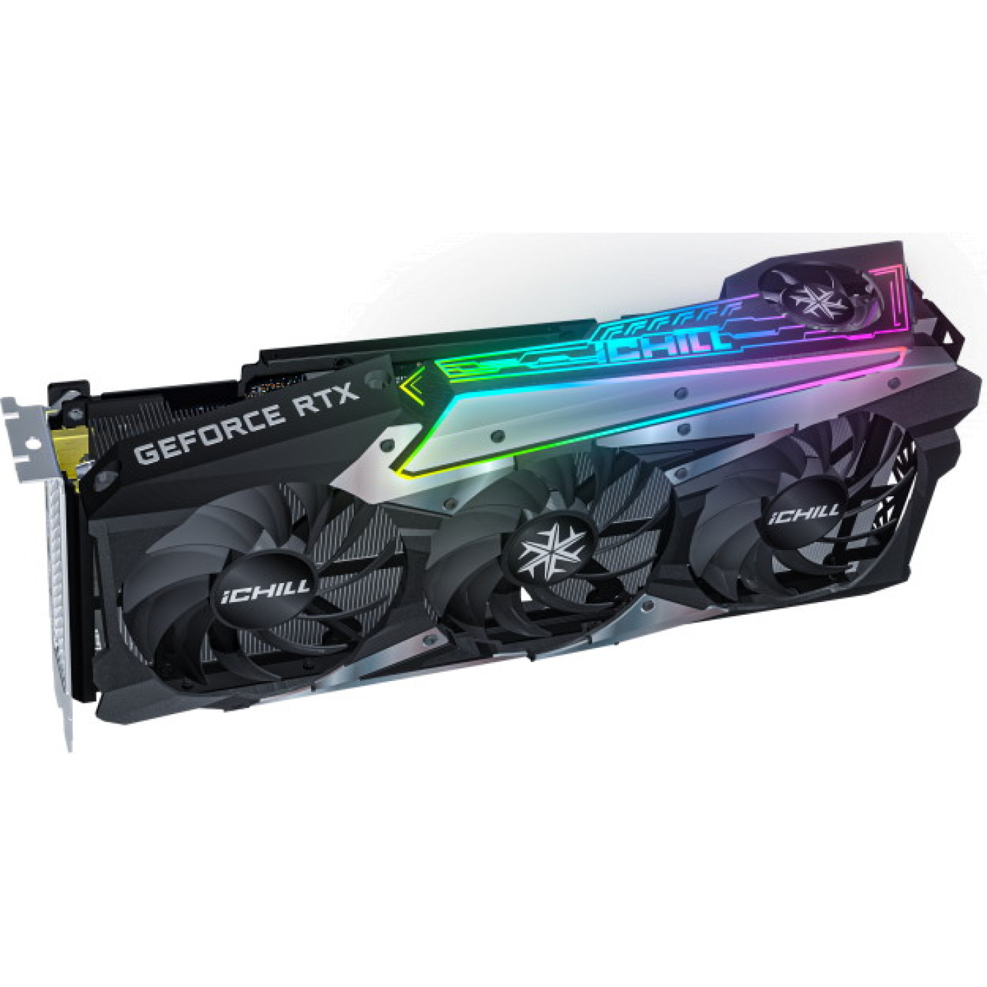 Відеокарта Inno3D RTX 3070 8Gb ICHILL X4 LHR (C30704-08D6X-1710VA35H) (GDDR6, 256 bit, PCI-E v4.0 x16) Б/в