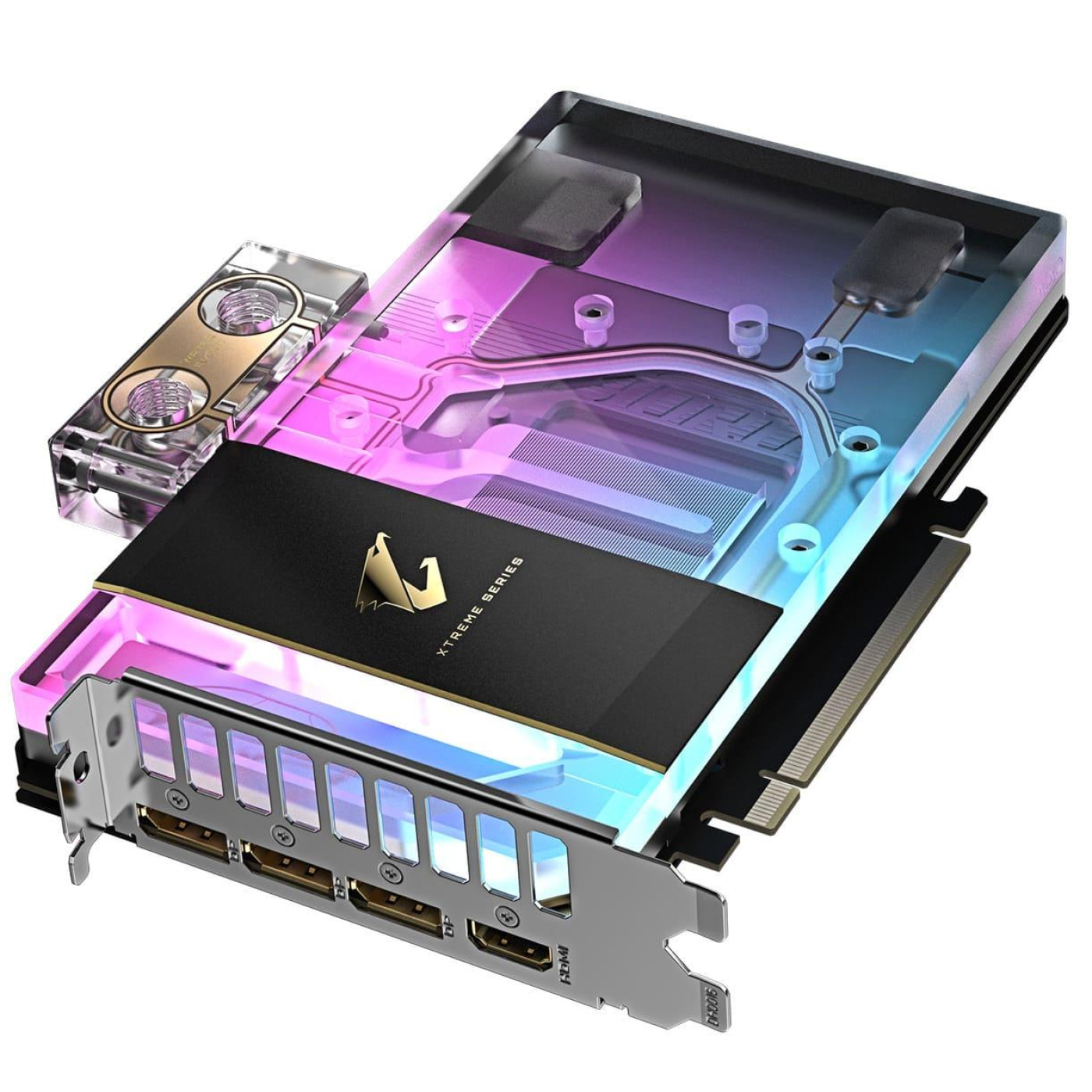 Видеокарта GIGABYTE RTX 5080 16Gb AORUS XTREME WATERFORCE WB (GV-N5080AORUSX WB-16GD) (GDDR7, 256 bit, PCI-E v5.0 x16)