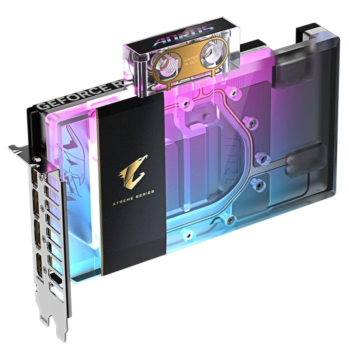 Видеокарта GIGABYTE RTX 5080 16Gb AORUS XTREME WATERFORCE WB (GV-N5080AORUSX WB-16GD) (GDDR7, 256 bit, PCI-E v5.0 x16)