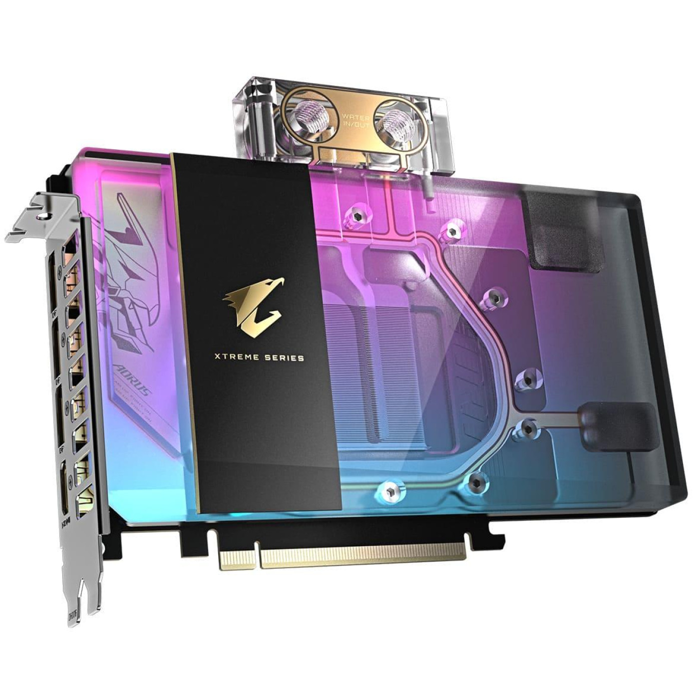 Видеокарта GIGABYTE RTX 5080 16Gb AORUS XTREME WATERFORCE WB (GV-N5080AORUSX WB-16GD) (GDDR7, 256 bit, PCI-E v5.0 x16)