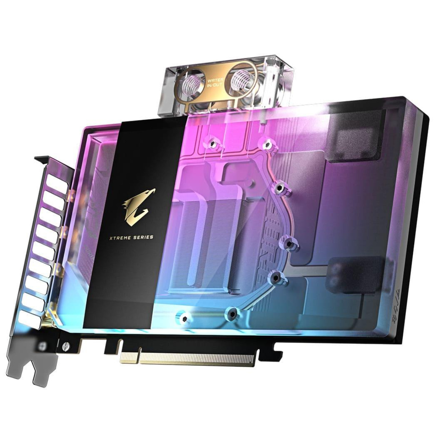 Видеокарта GIGABYTE RTX 5080 16Gb AORUS XTREME WATERFORCE WB (GV-N5080AORUSX WB-16GD) (GDDR7, 256 bit, PCI-E v5.0 x16)