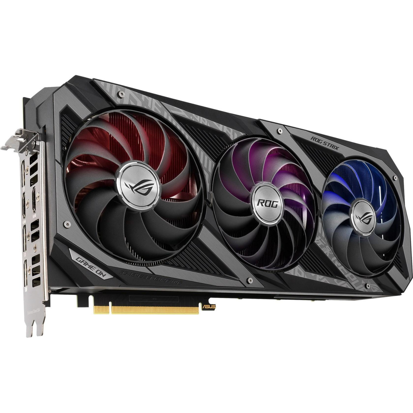 Відеокарта ASUS RTX 3070 8Gb ROG Strix Gaming OC (ROG-STRIX-RTX3070-O8G-GAMING) (GDDR6, 256 bit, PCI-E v4.0 x16) Б/в