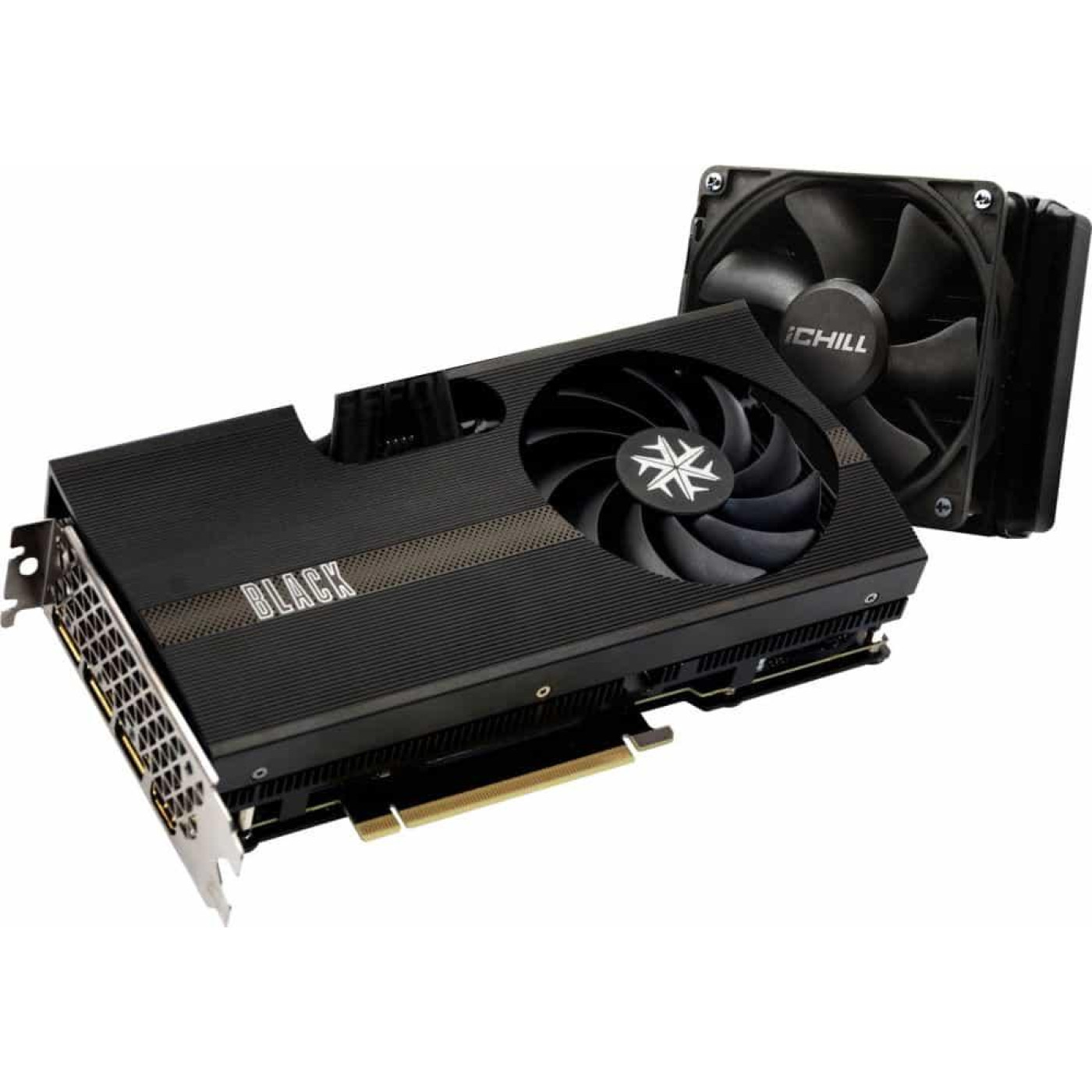 Відеокарта Inno3D RTX 3080 10Gb Ichill Black LHR (C3080B-106XX-1810003H) (GDDR6X, 320 bit, PCI-E v4.0 x16) Б/в