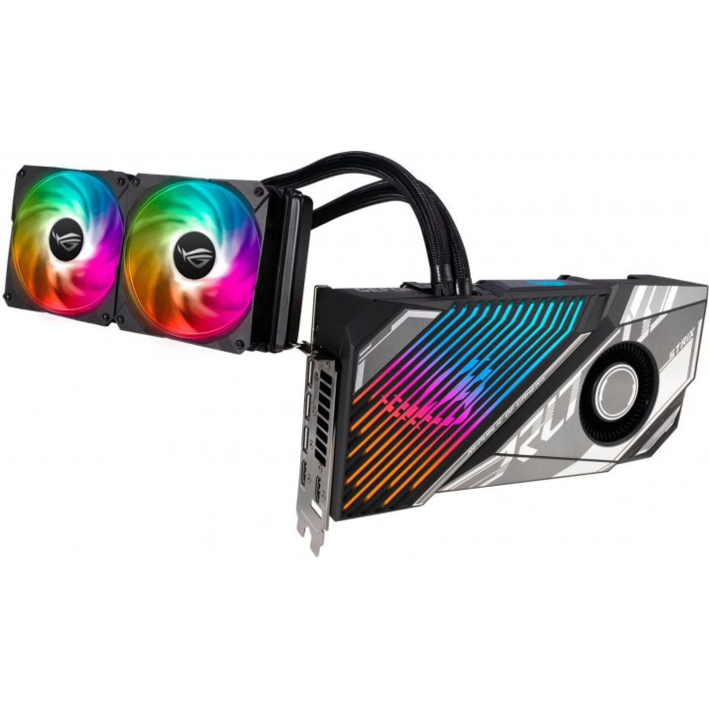 Видеокарта ASUS RTX 3080Ti 12Gb LC Strix OC Gaming (ROG-STRIX-LC-RTX3080TI-O12G-GAMING) (GDDR6X, 384 bit, PCI-E 4.0 x16) Б/у