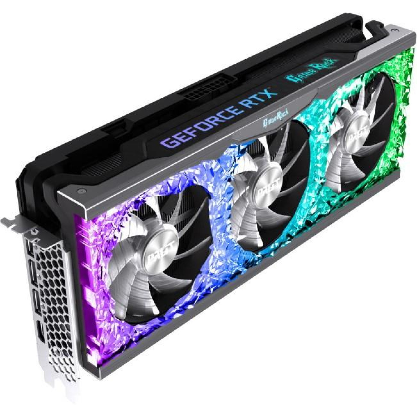 Відеокарта Palit RTX 3070 8Gb GameRock (NE63070019P2-1040G) (GDDR6, 256 bit, PCI-E v4.0) Б/в