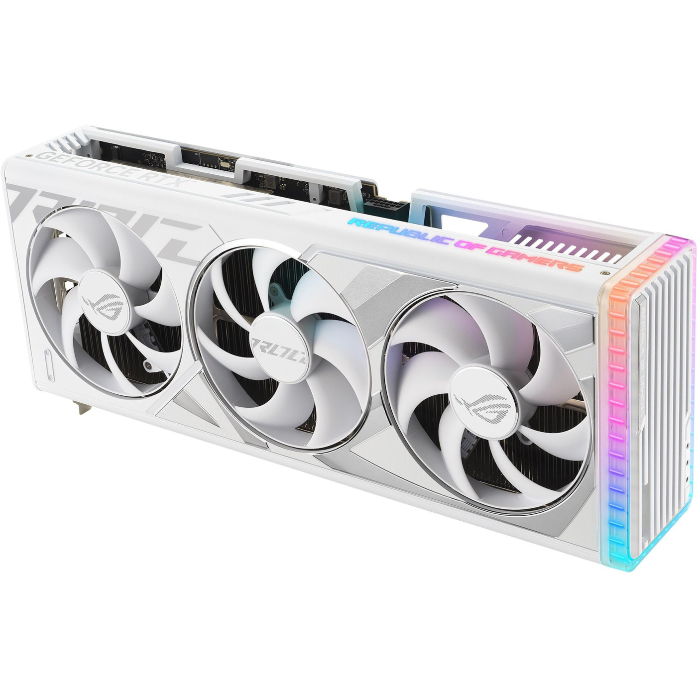 Відеокарта ASUS RTX 4080 16GB ROG Strix Gaming OC White (ROG-STRIX-RTX4080-O16G-WHITE) (GDDR6X, 256 bit, PCI-E v4.0 x16) Б/в