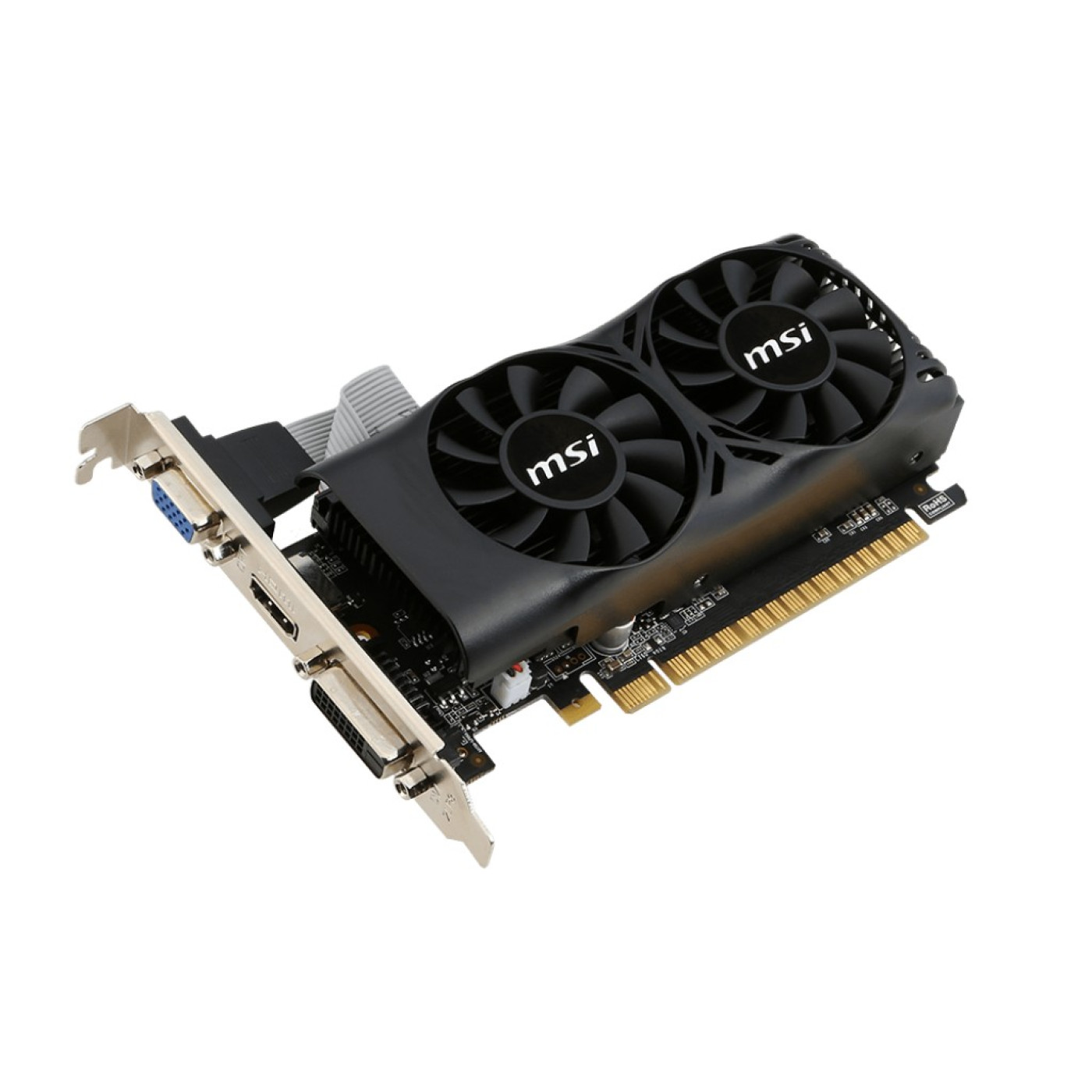 Видеокарта MSI GTX 750Ti 2Gb (N750TI-2GD5TLP) (GDDR5, 128 bit, PCI-E 3.0 x16) Б/у